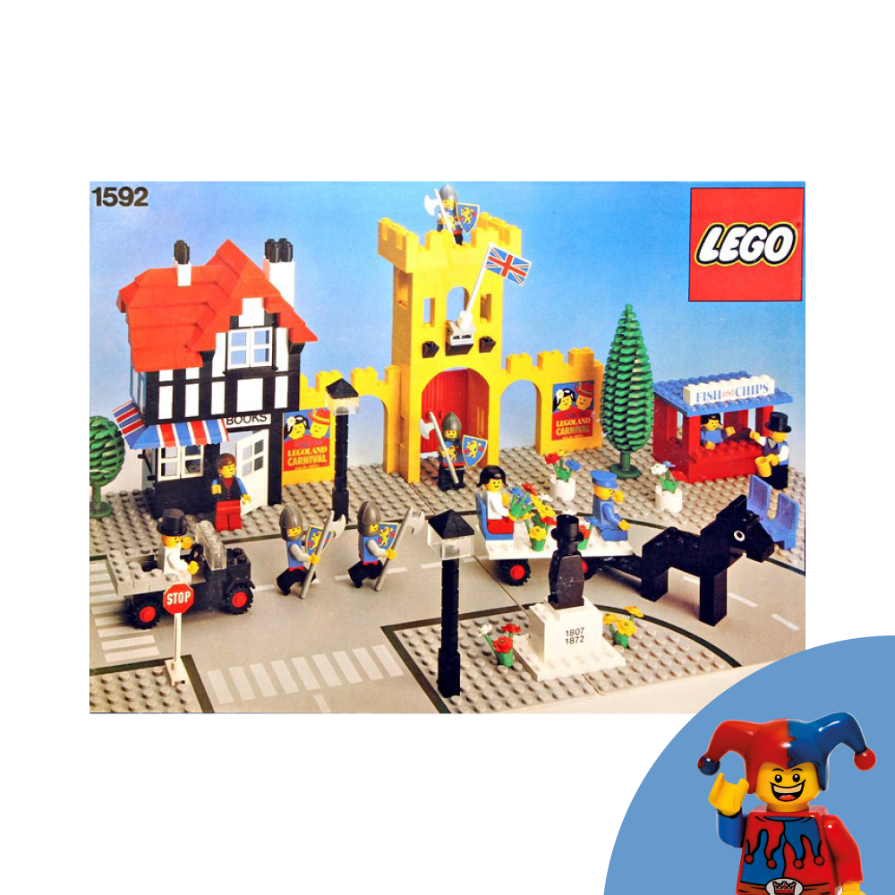 Set 1592 - Town Square - Castle Scene