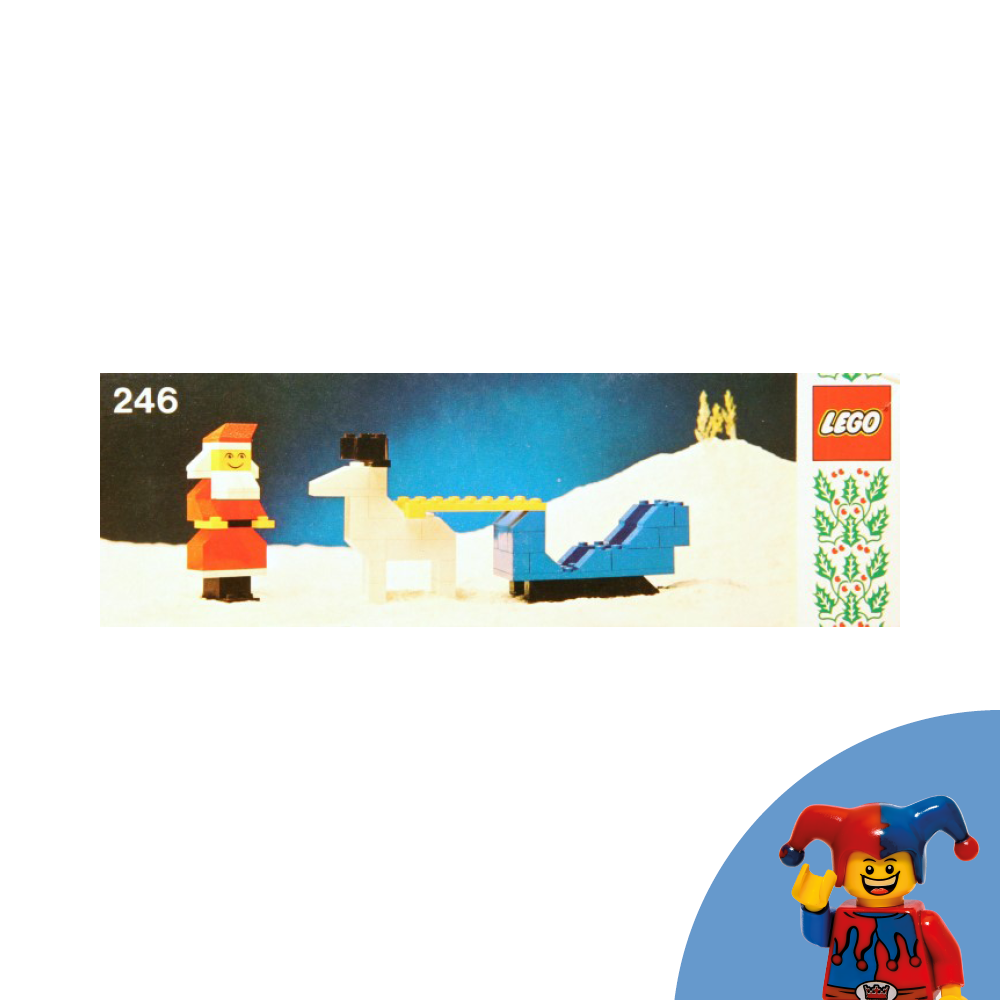Set 246-2 - Santa with Sleigh and Reindeer