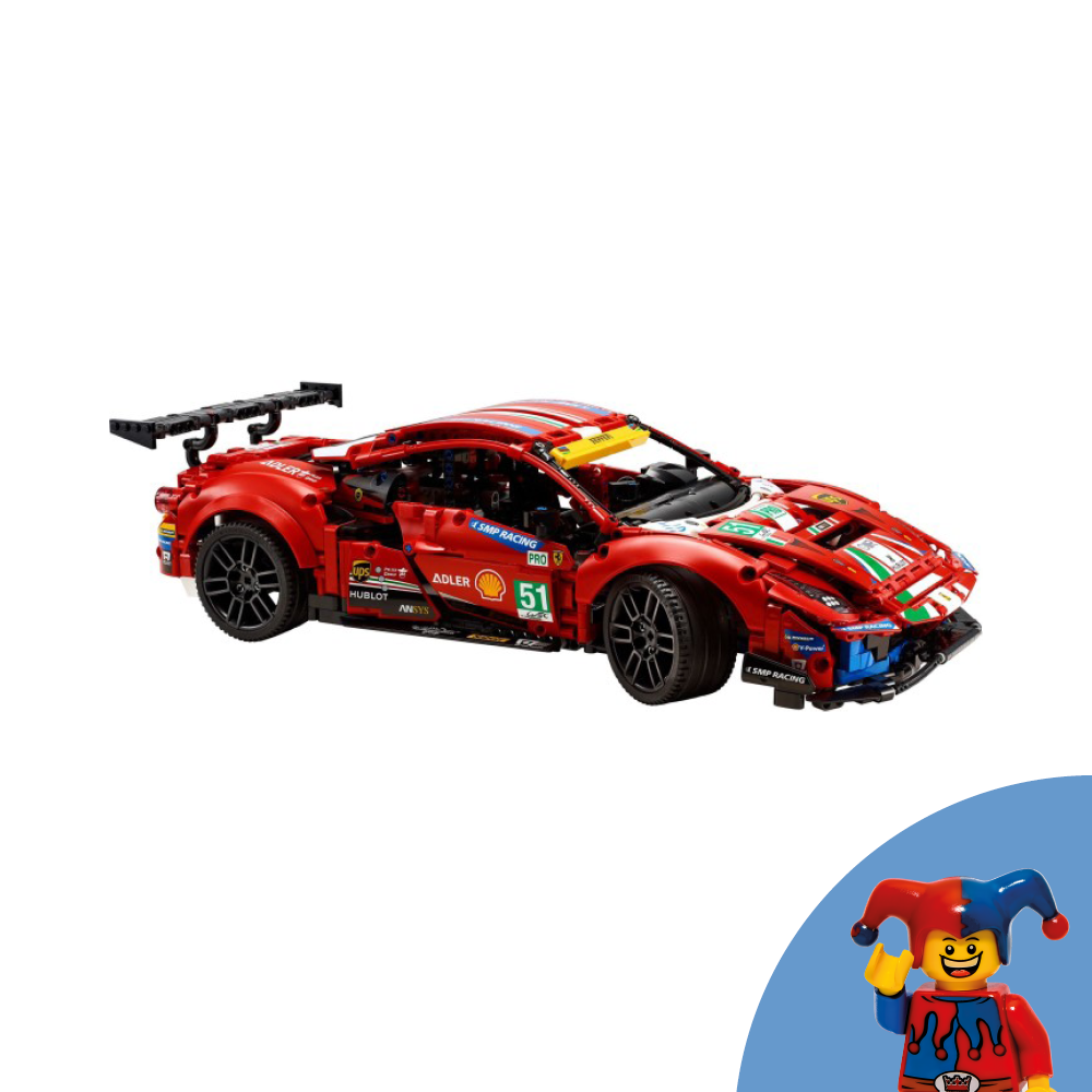 LEGO® Technic™ Ferrari 488 GTE “AF Corse #51” 42125 Building Kit (1,677 Pieces)