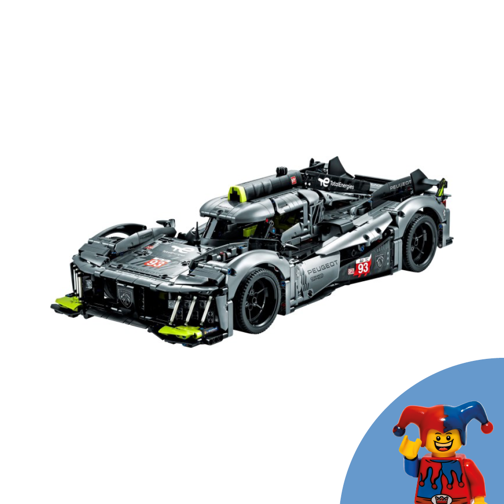 LEGO® Technic™ PEUGEOT 9X8 24H Le Mans Hybrid Hypercar 42156 Building Kit (1,775 Pieces)