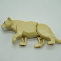 Part bb0787c01pb05 - Cat, Large (Lioness) with Bright Light Orange Eyes, Bright Pink Nose and White Muzzle Pattern