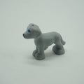 Part 3168pb04 - Dog, Friends, Shaggy Fur, Ears, and Tail with Black Nose and Eyelids, White Muzzle and Eyebrows and Medium Nougat Eyes Pattern