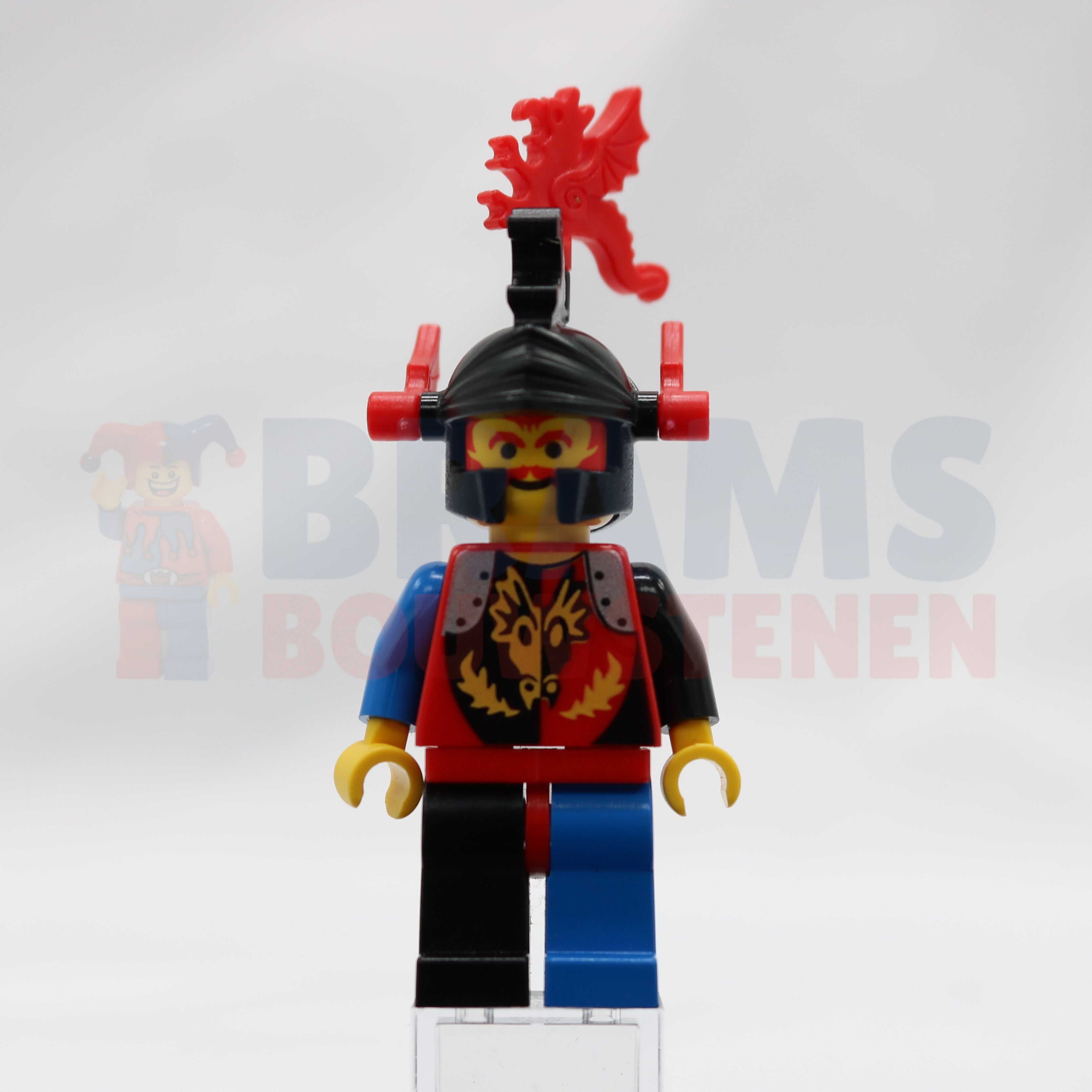 Minifig cas011 - Dragon Knights - Dragon Master, Red Plumes