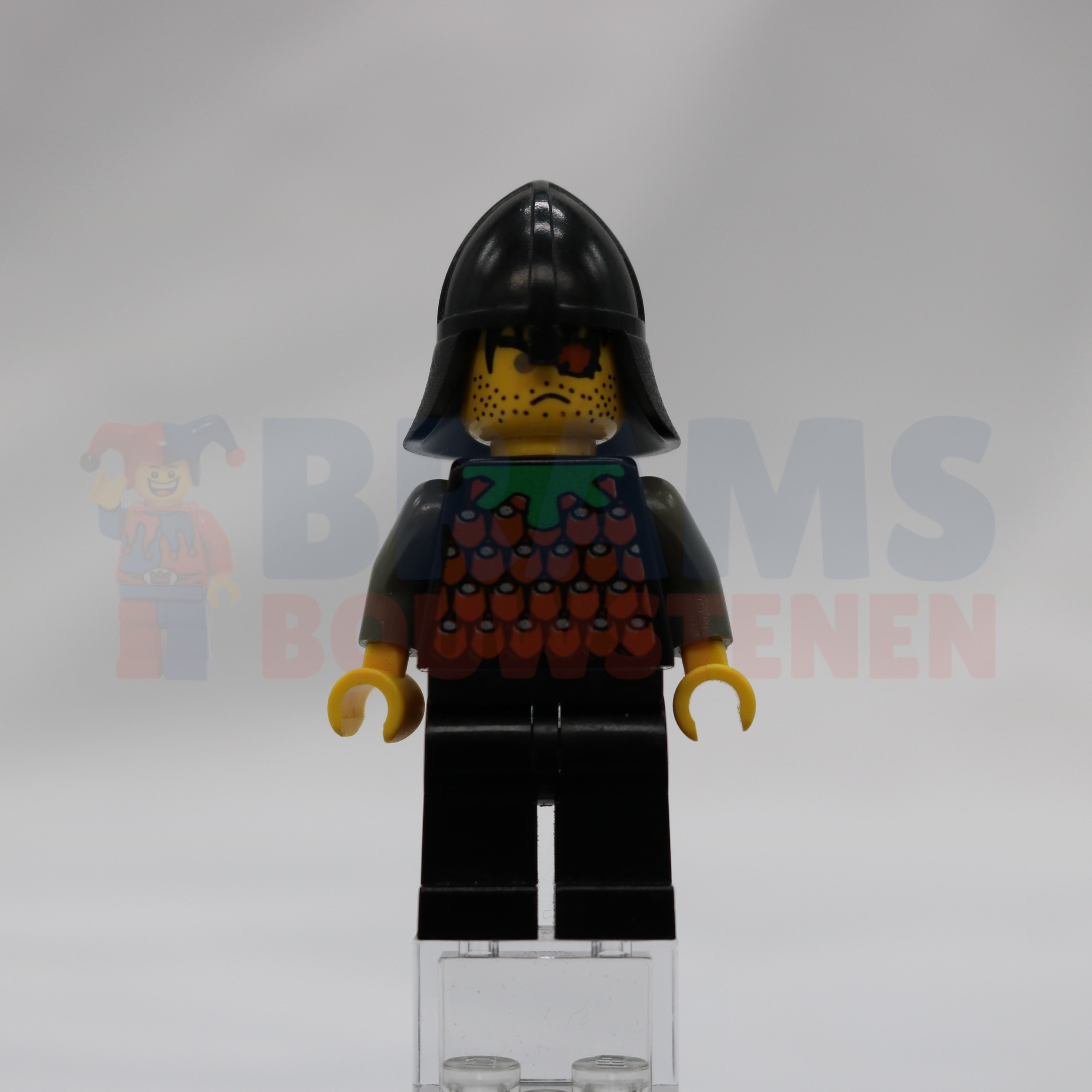 Minifig cas042 - Knights Kingdom I - Robber 1, Black Neck Protector