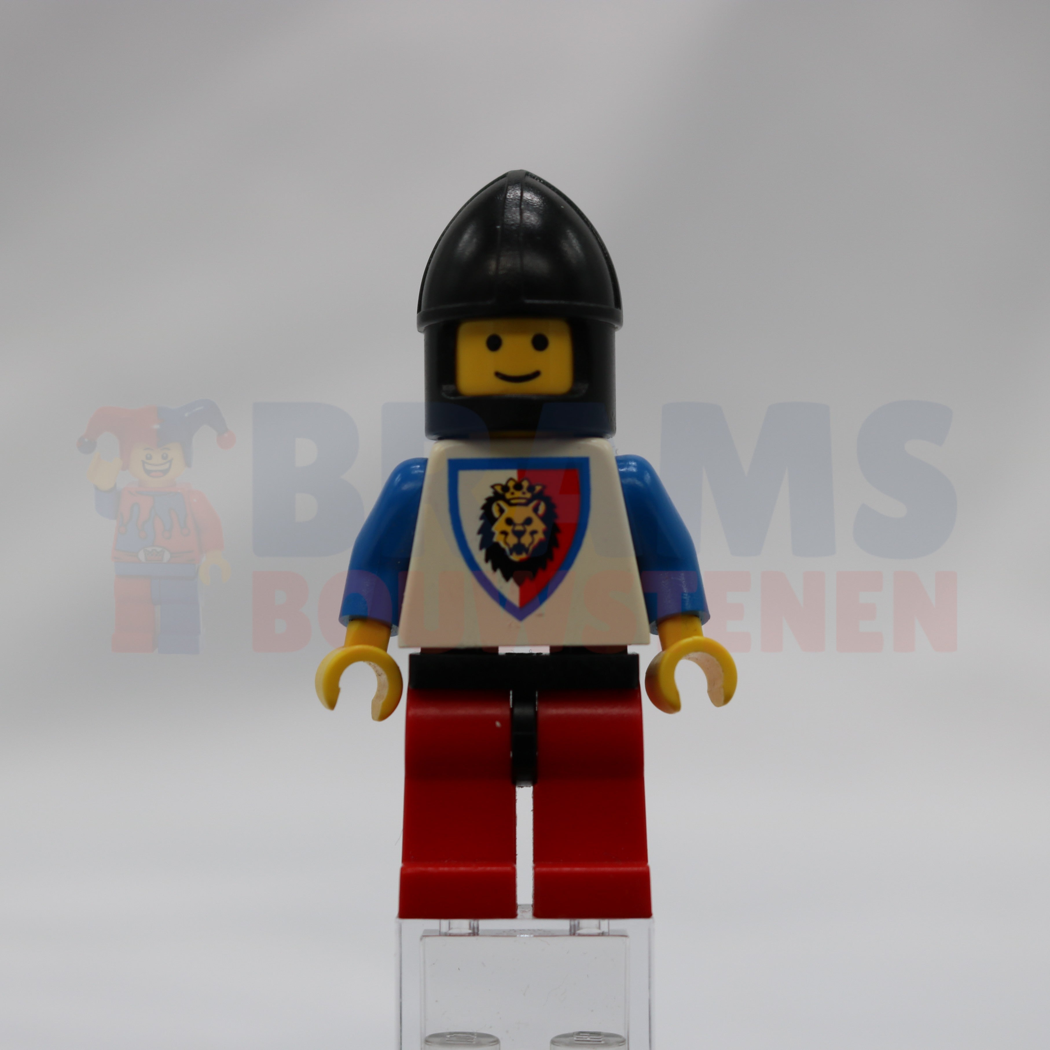 Minifig cas061 - Royal Knights - Knight 1, Black Chin-Guard, no Quiver