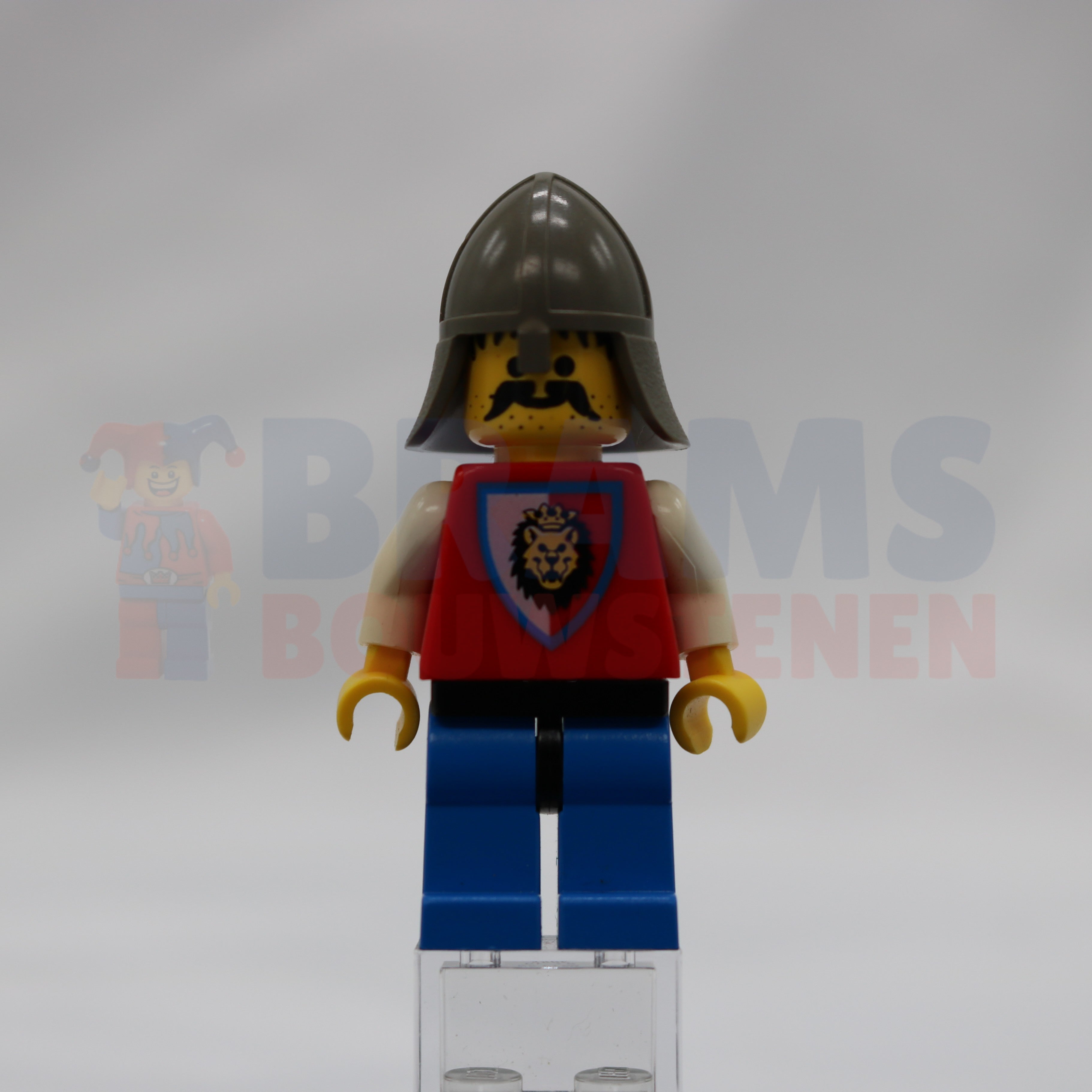 Minifig cas065 - Royal Knights - Knight 3, Dark Gray Neck Protector
