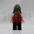 Minifig cas066 - Royal Knights - Knight 4, Dark Gray Neck-Protector