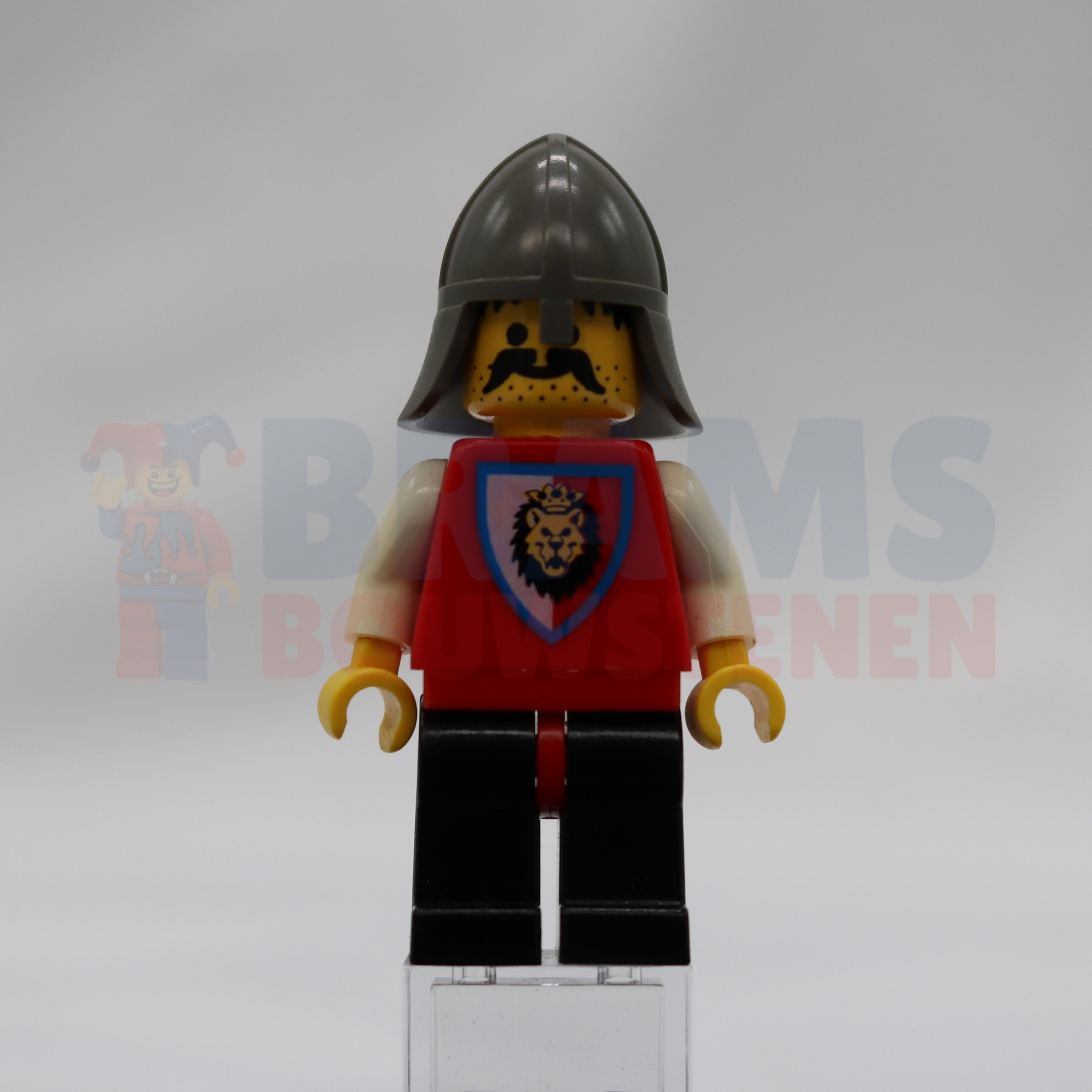 Minifig cas066 - Royal Knights - Knight 4, Dark Gray Neck Protector