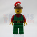 Minifig cas139 - Forestman - Red, Brown Hat, Red Feather