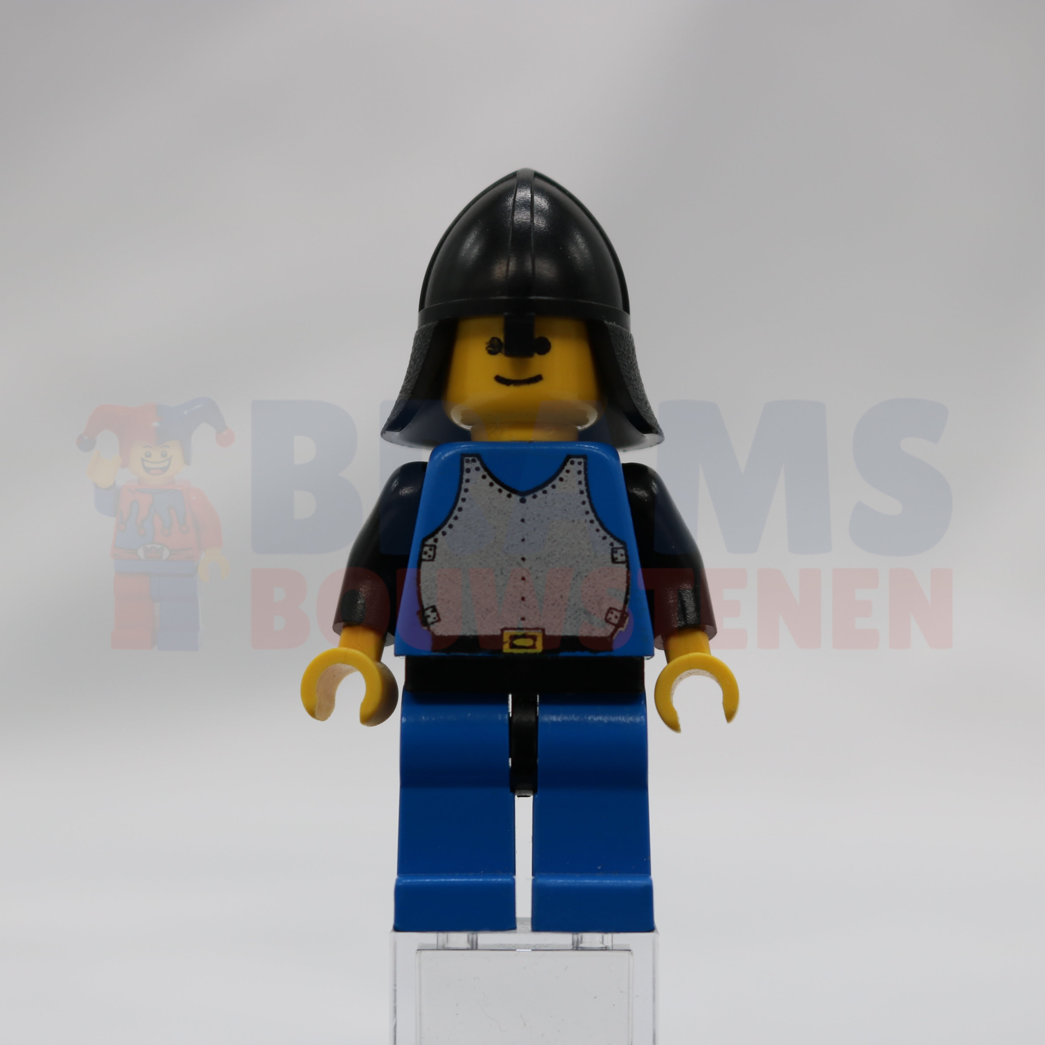Minifig cas188 - Breastplate - Blue with Black Arms, Blue Legs with Black Hips, Black Neck-Protector