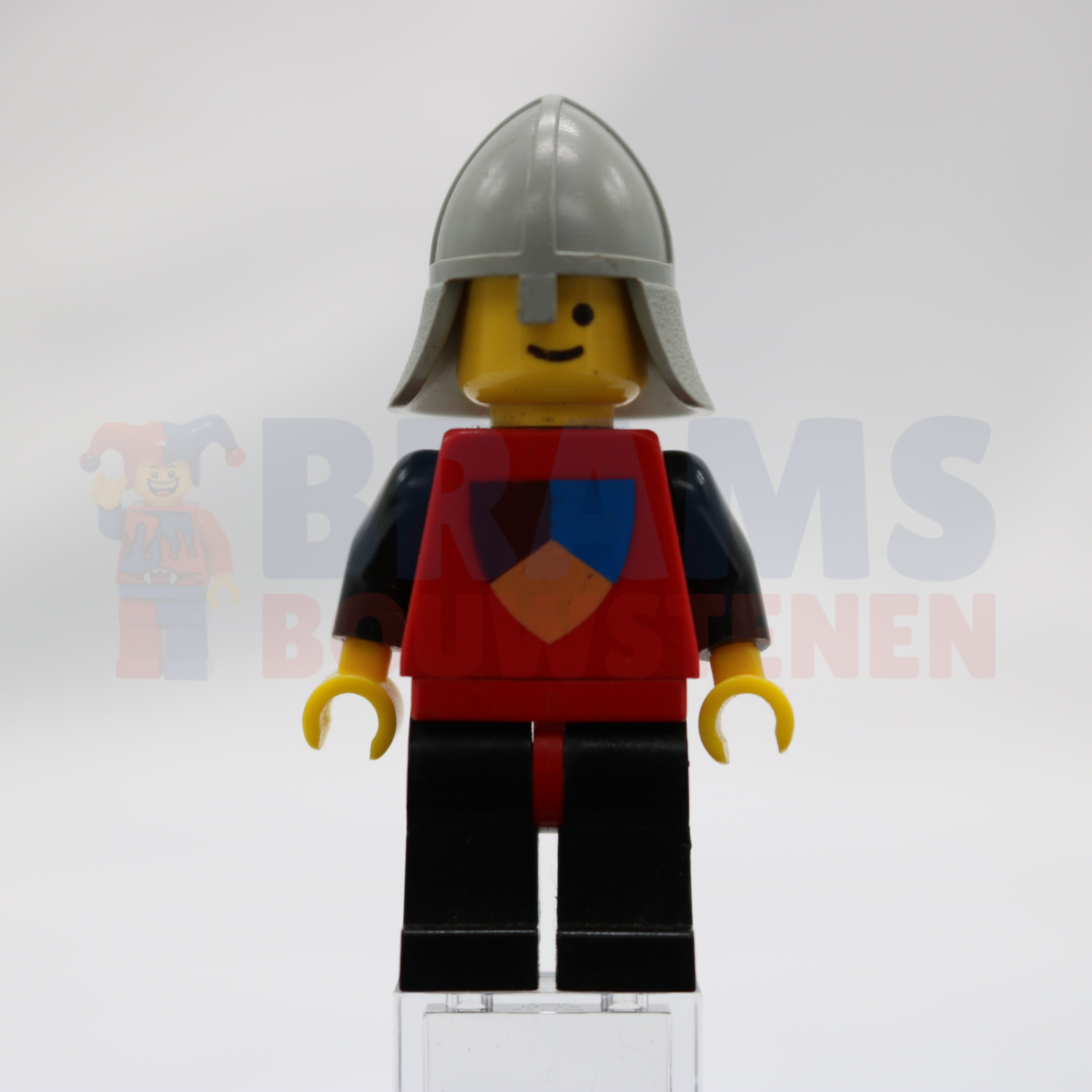 Minifig cas230 - Classic - Knights Tournament Knight Red, Black Legs with Red Hips