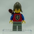 Minifig cas372 - Crusader Lion - Light Gray Legs, Dark Gray Neck-Protector, Quiver