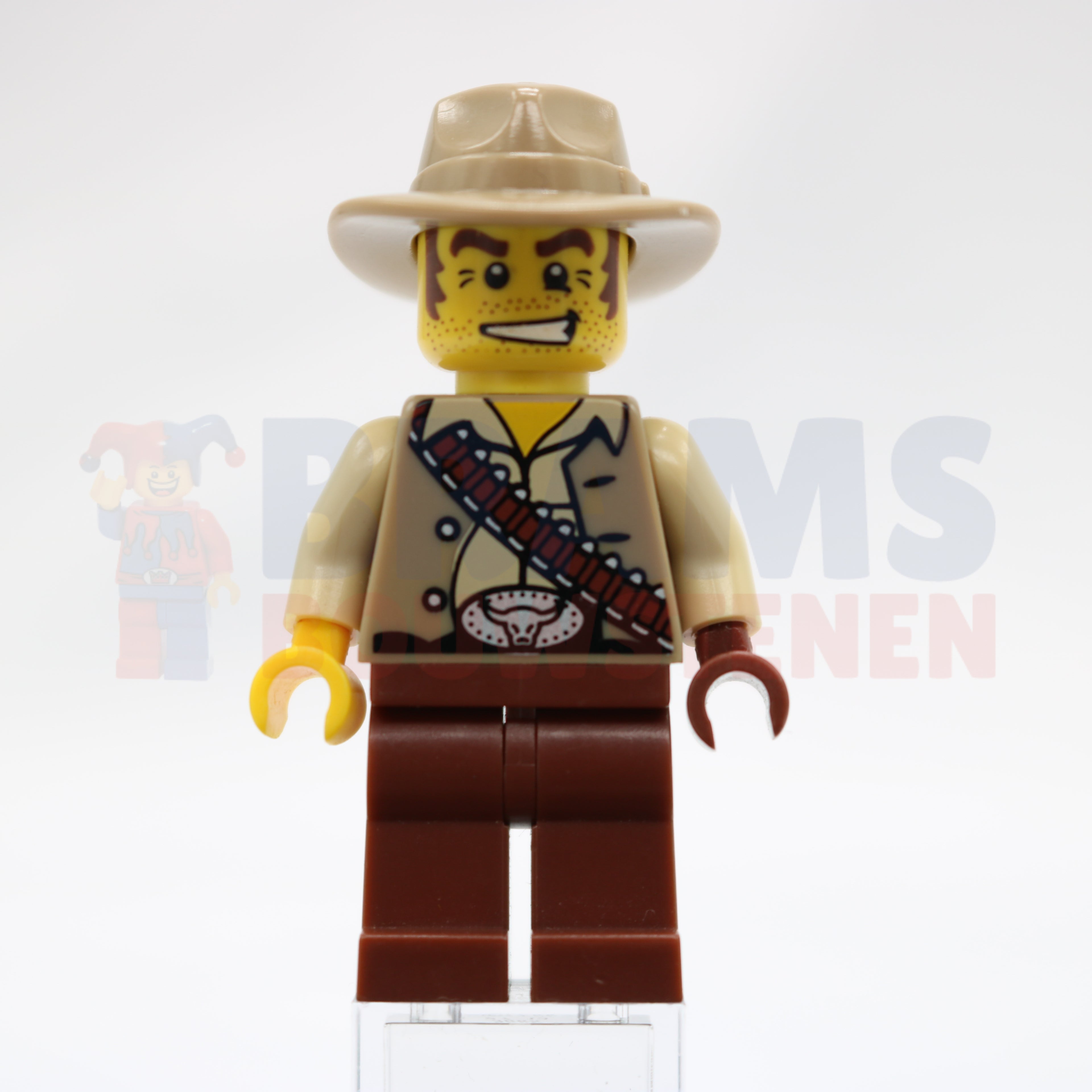 Minifig col016 - Cowboy, Series 1 (Minifigure Only without Stand and Accessories)