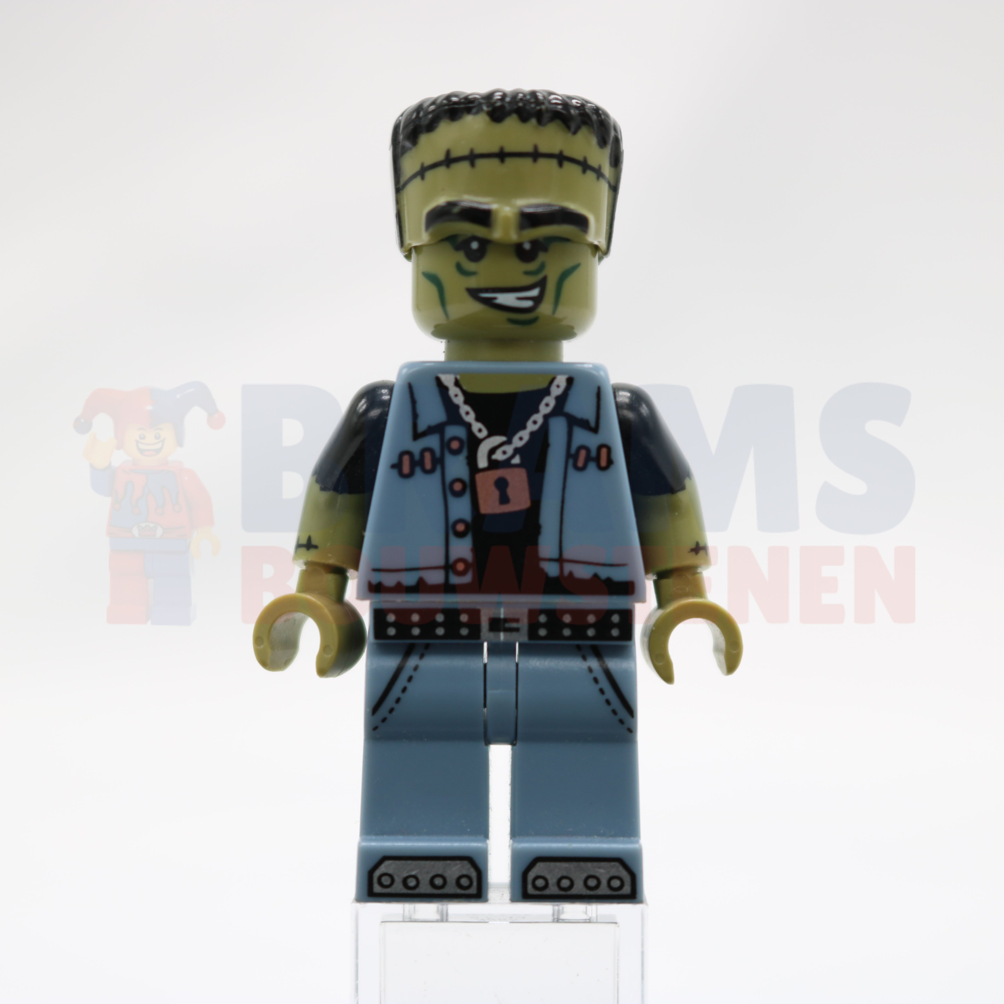 Minifig col222 - Monster Rocker, Series 14 (Minifigure Only without Stand and Accessories)