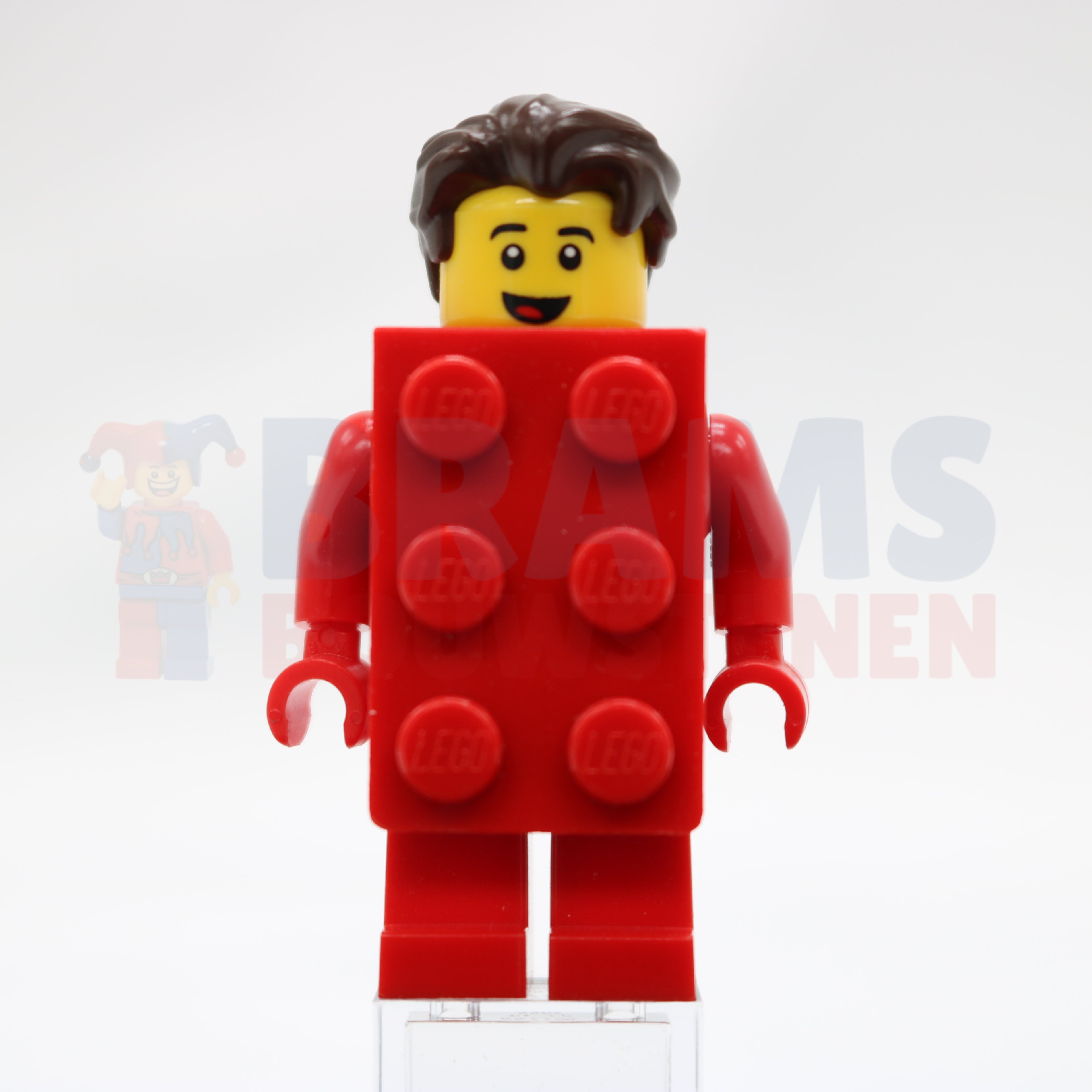 Minifig col313 - Brick Suit Guy, Series 18 (Minifigure Only without Stand and Accessories)