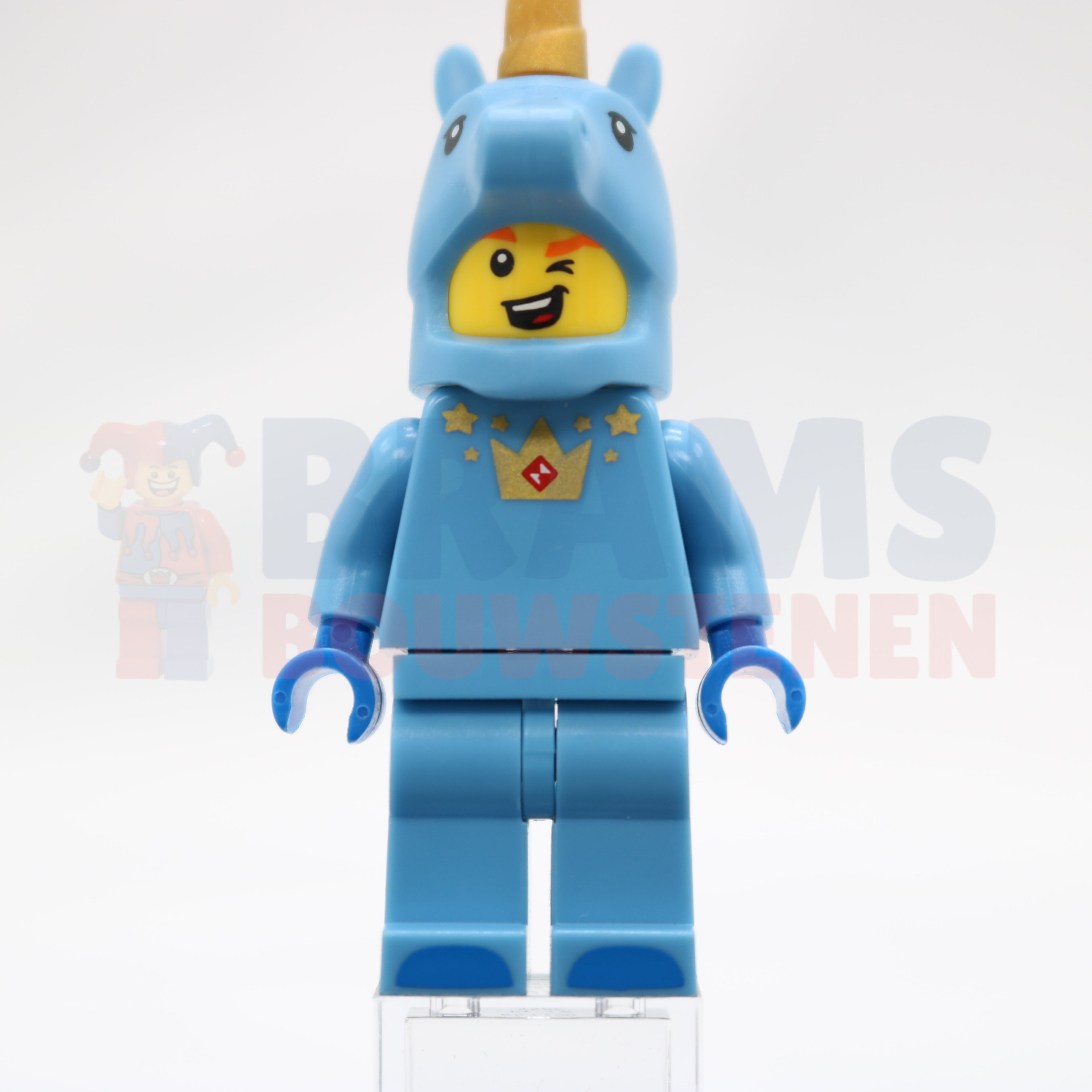 Minifig col328 - Unicorn Guy, Series 18 (Minifigure Only without Stand and Accessories)