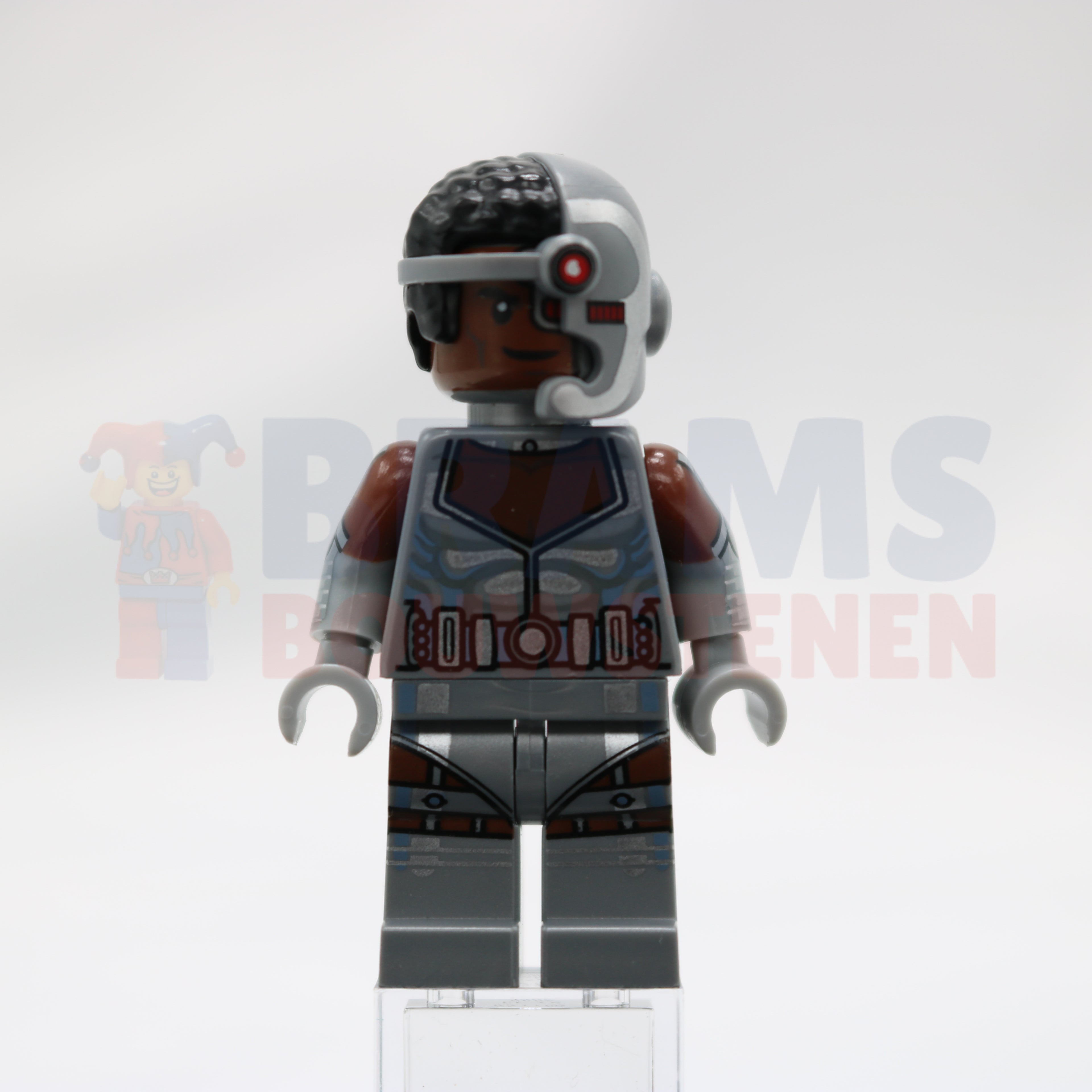 Minifig colsh09 - Cyborg, DC Super Heroes (Minifigure Only without Stand and Accessories)