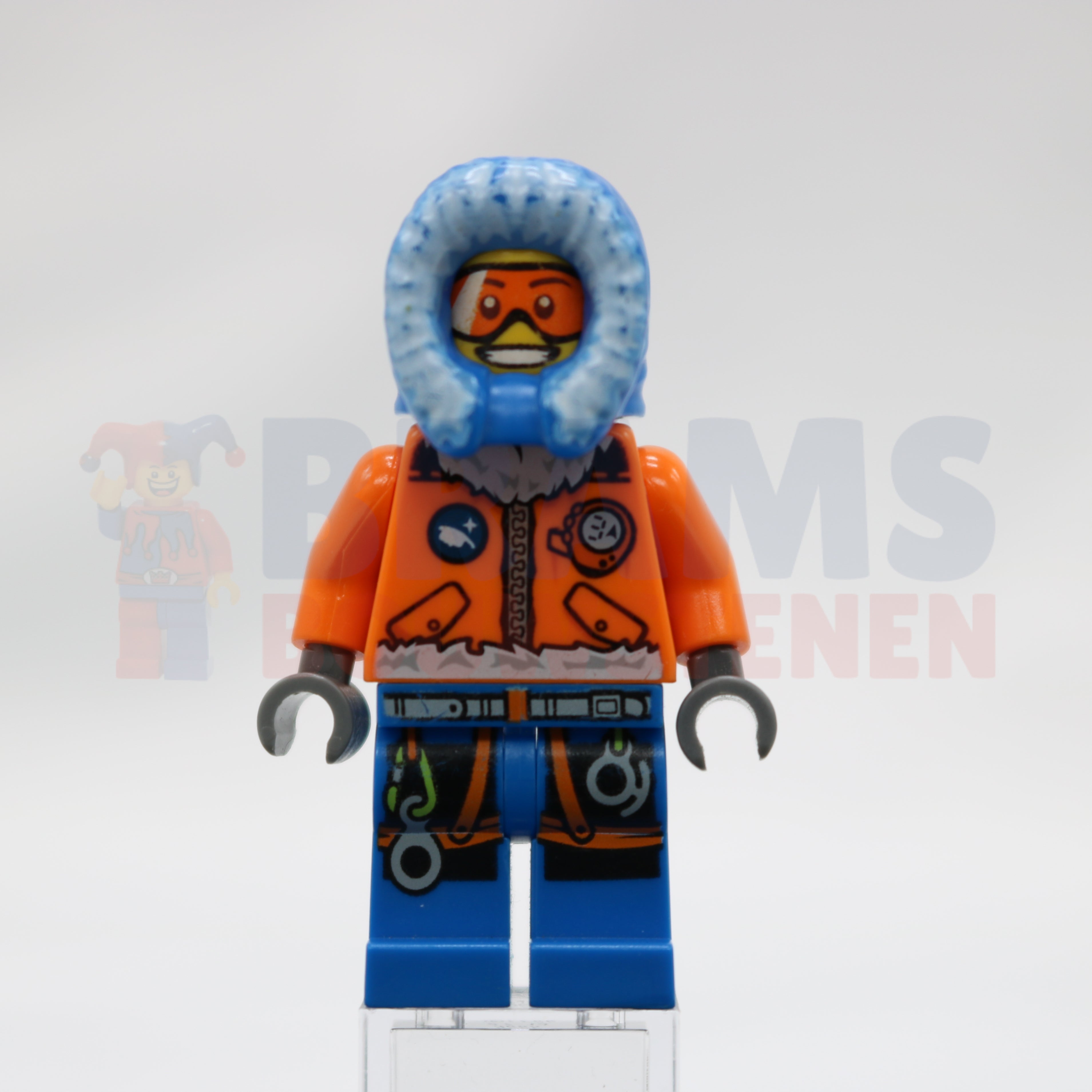 Minifig cty0492 - Arctic Explorer, Male with Orange Goggles