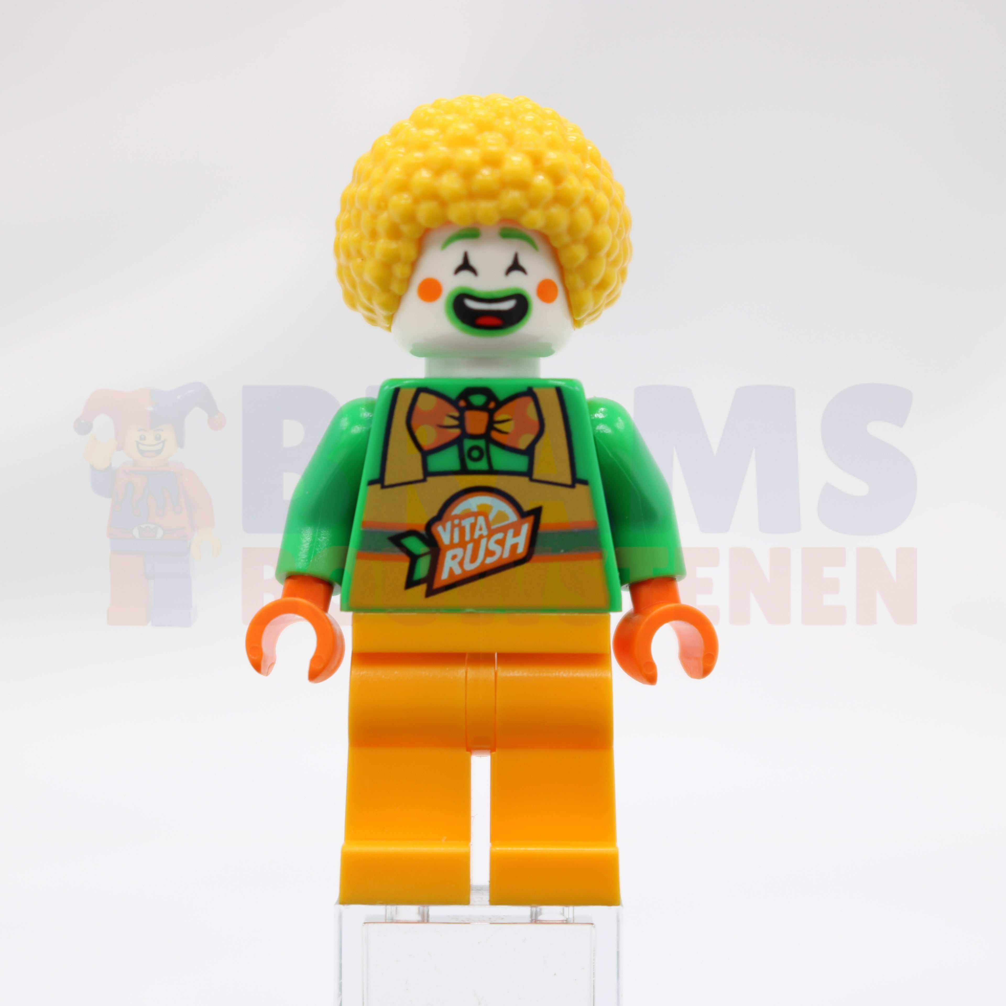 Minifig cty1339 - Citrus the Clown, Yellow Hair