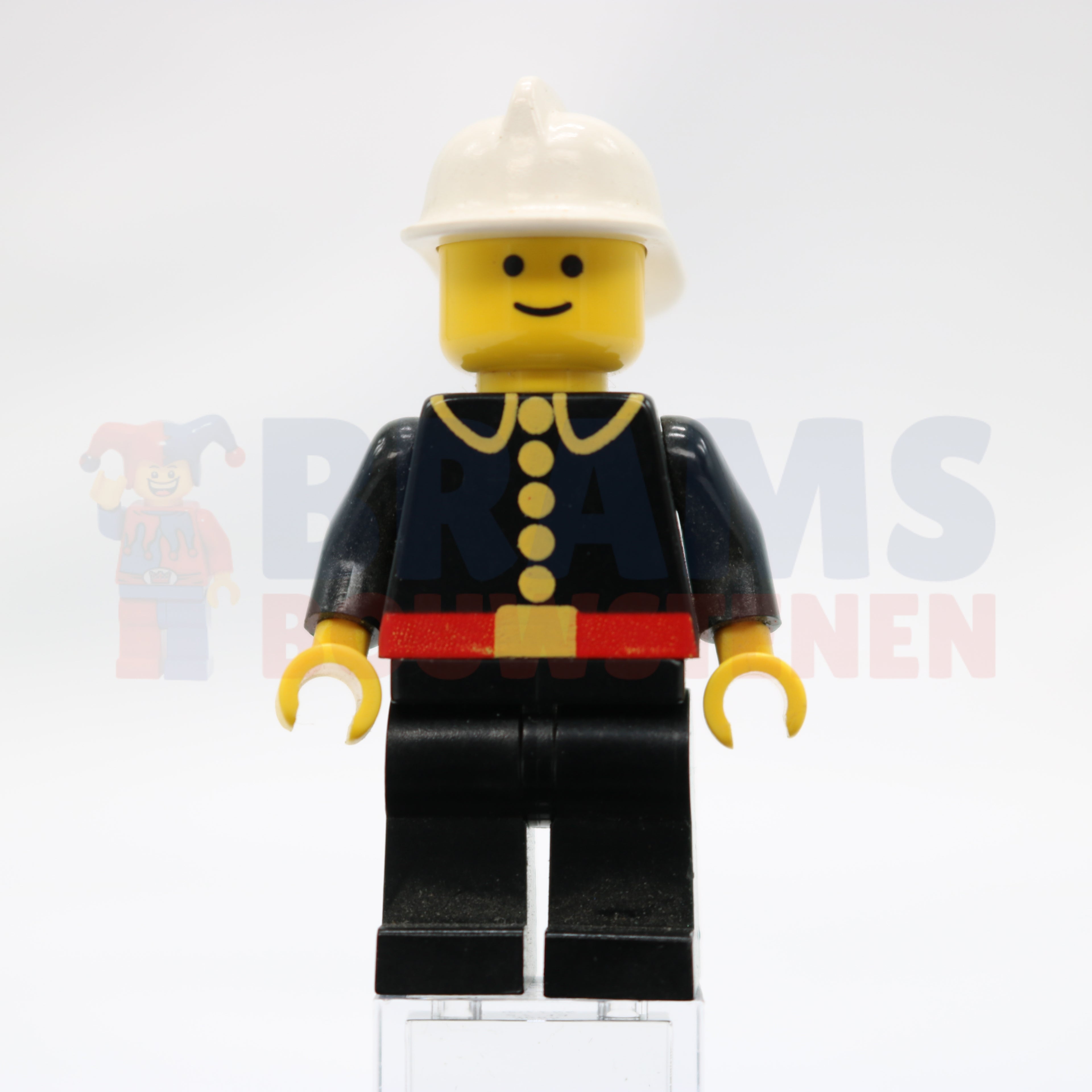 Minifig firec001 - Fire - Classic, White Fire Helmet