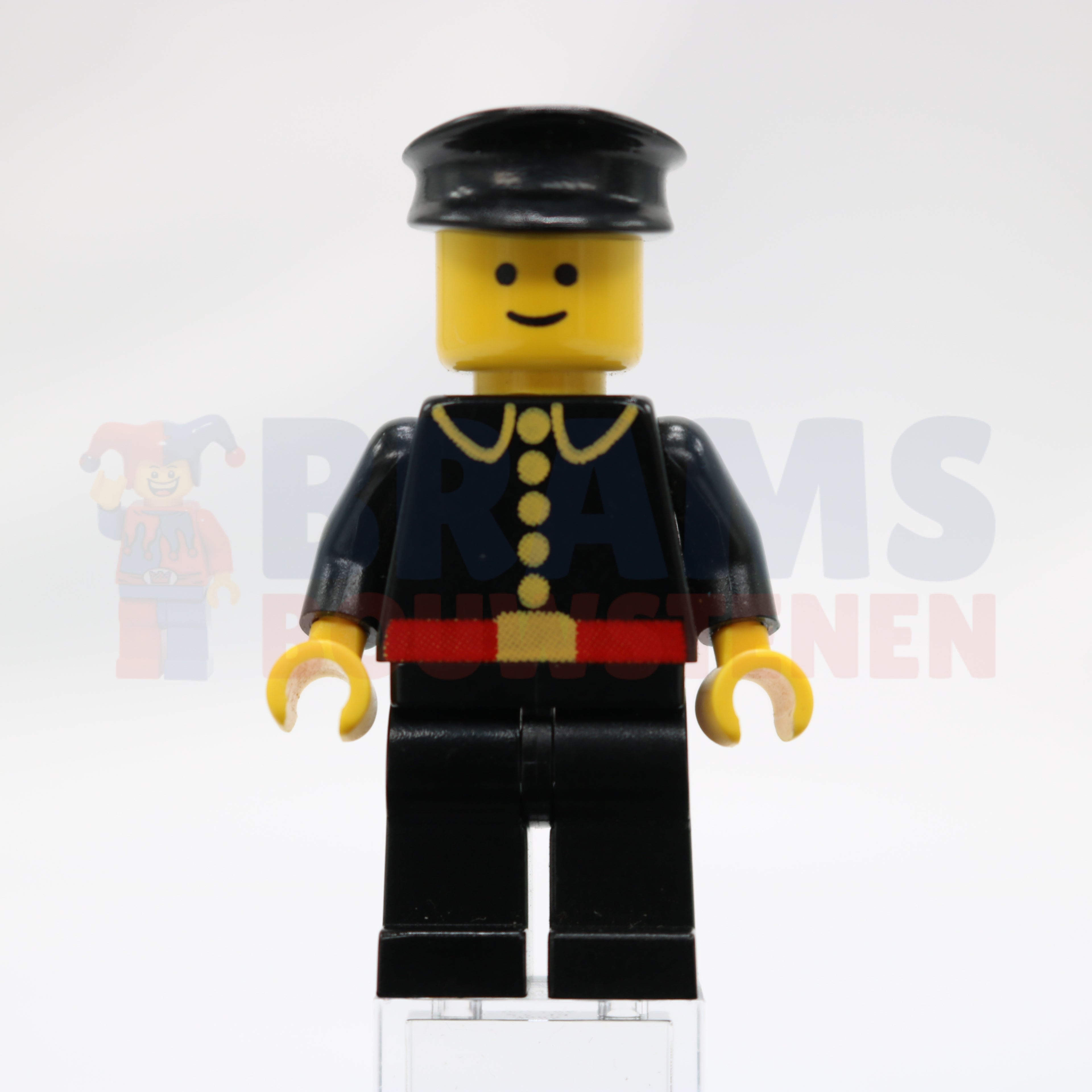 Minifig firec008 - Fire - Classic, Black Hat, Captain