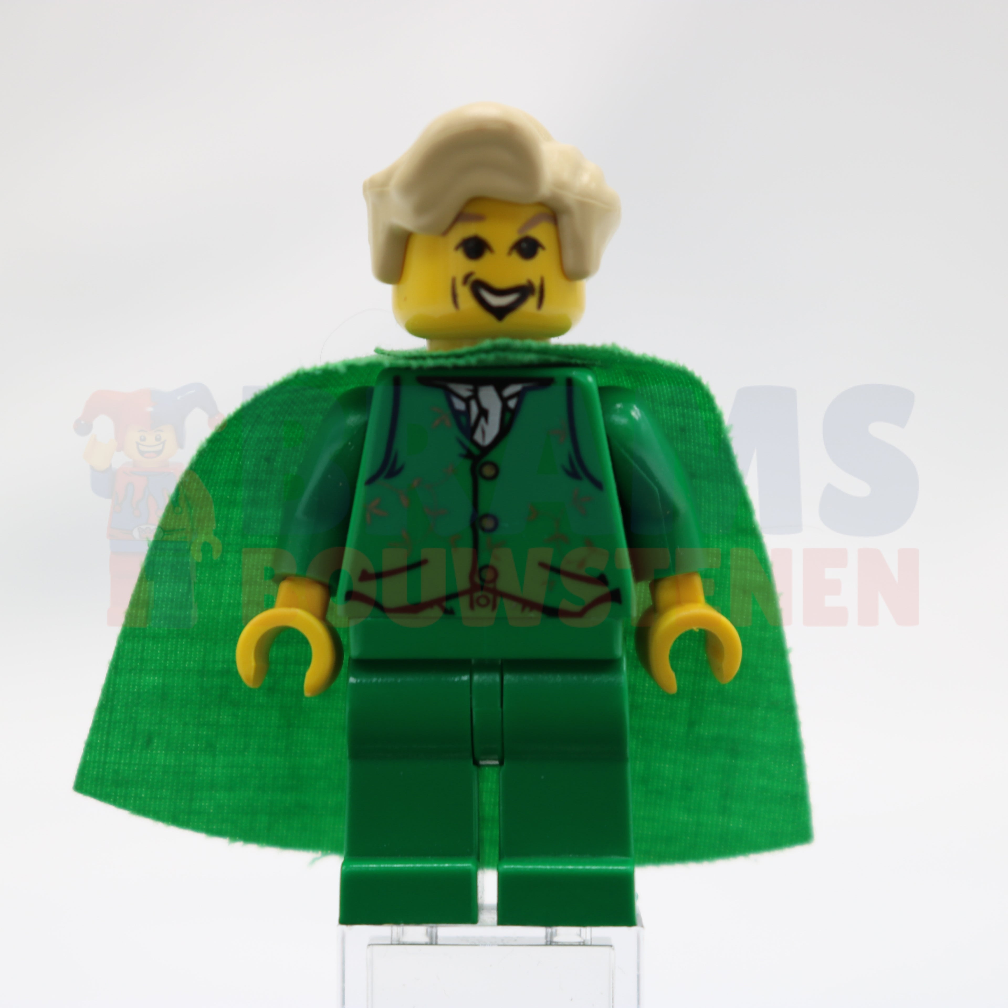 Minifig hp028 - Professor Gilderoy Lockhart - Green Torso and Legs