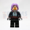 Minifig hp369 - Nymphadora Tonks - Medium Lavender Hair, Plain Legs