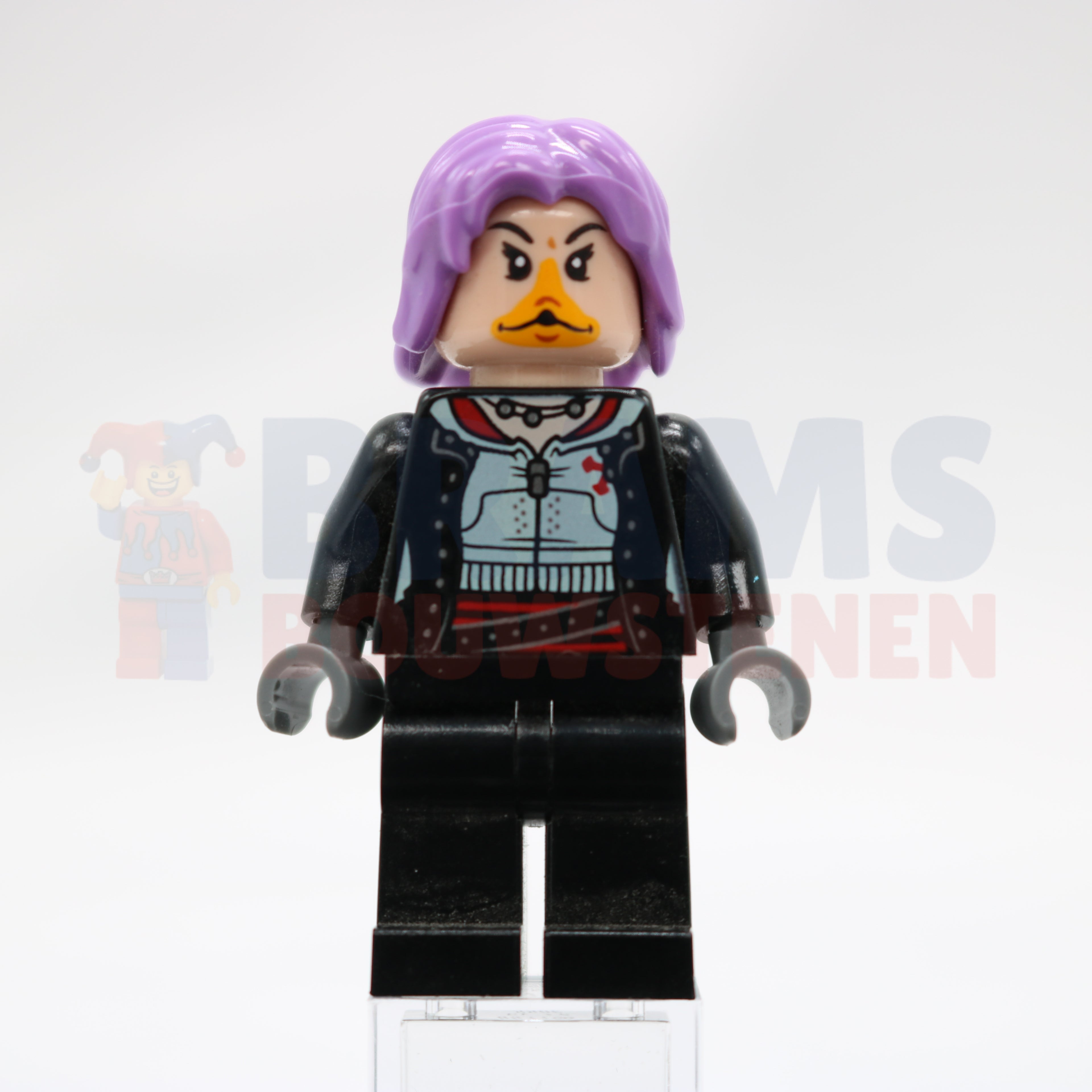 Minifig hp369 - Nymphadora Tonks - Medium Lavender Hair, Plain Legs