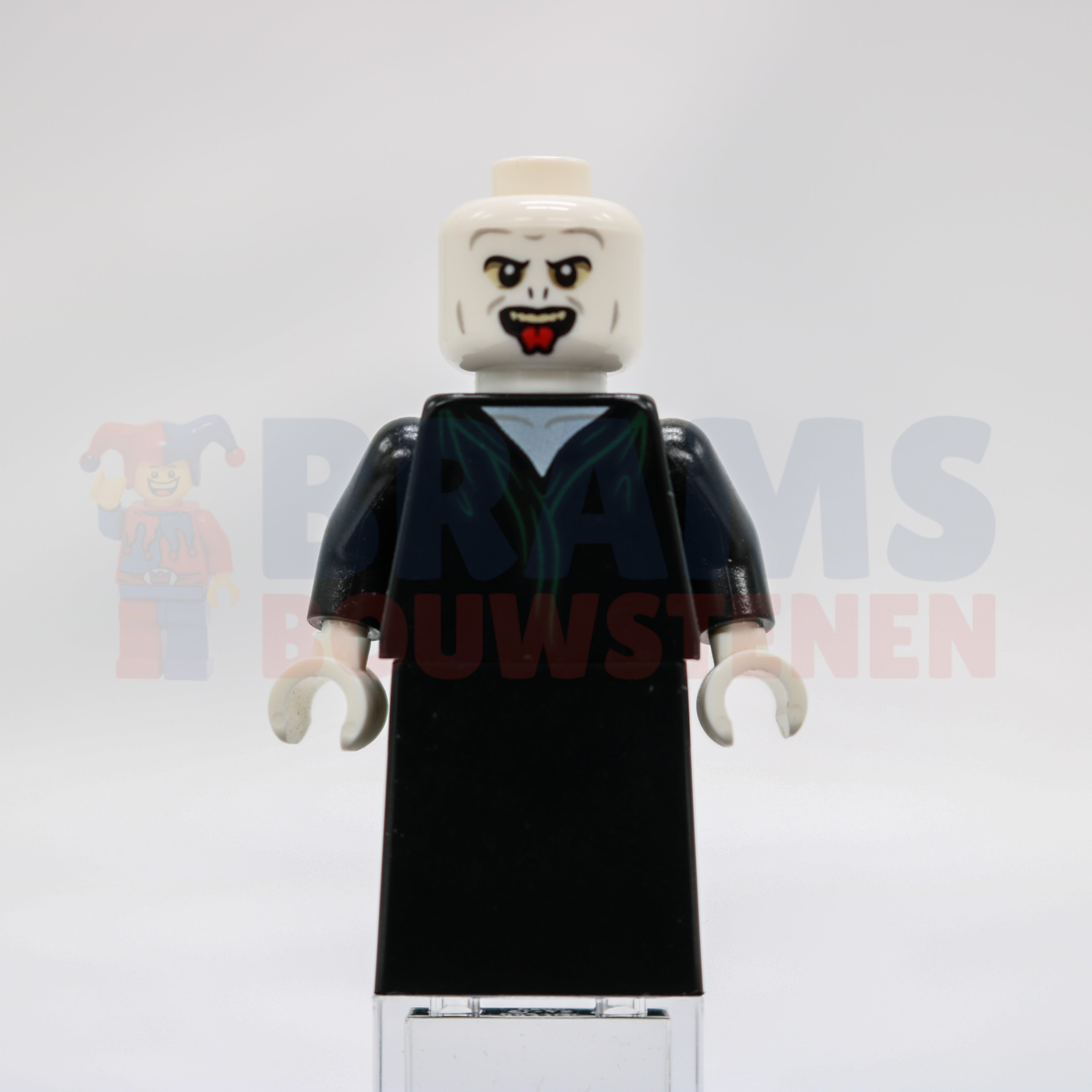 Minifig hp373 - Lord Voldemort - White Head, Black Skirt, Tongue