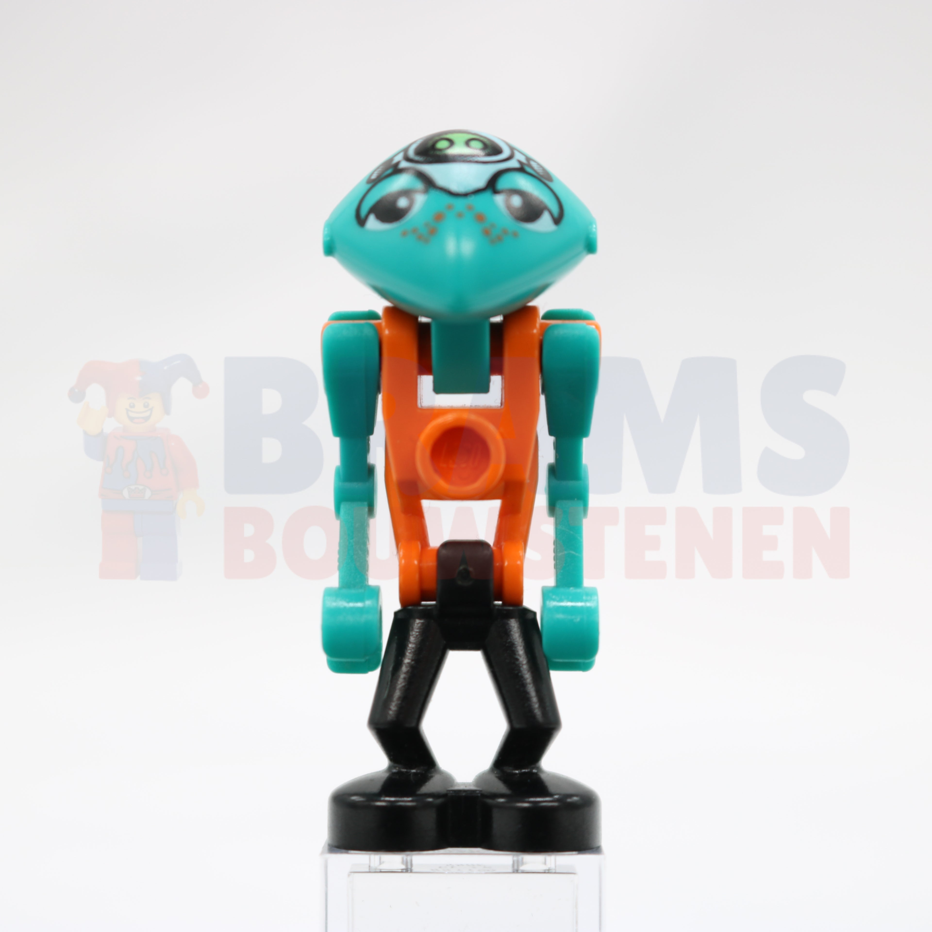 Minifig lom001 - Life on Mars (LoM) Martian - Orange Body, Black Legs