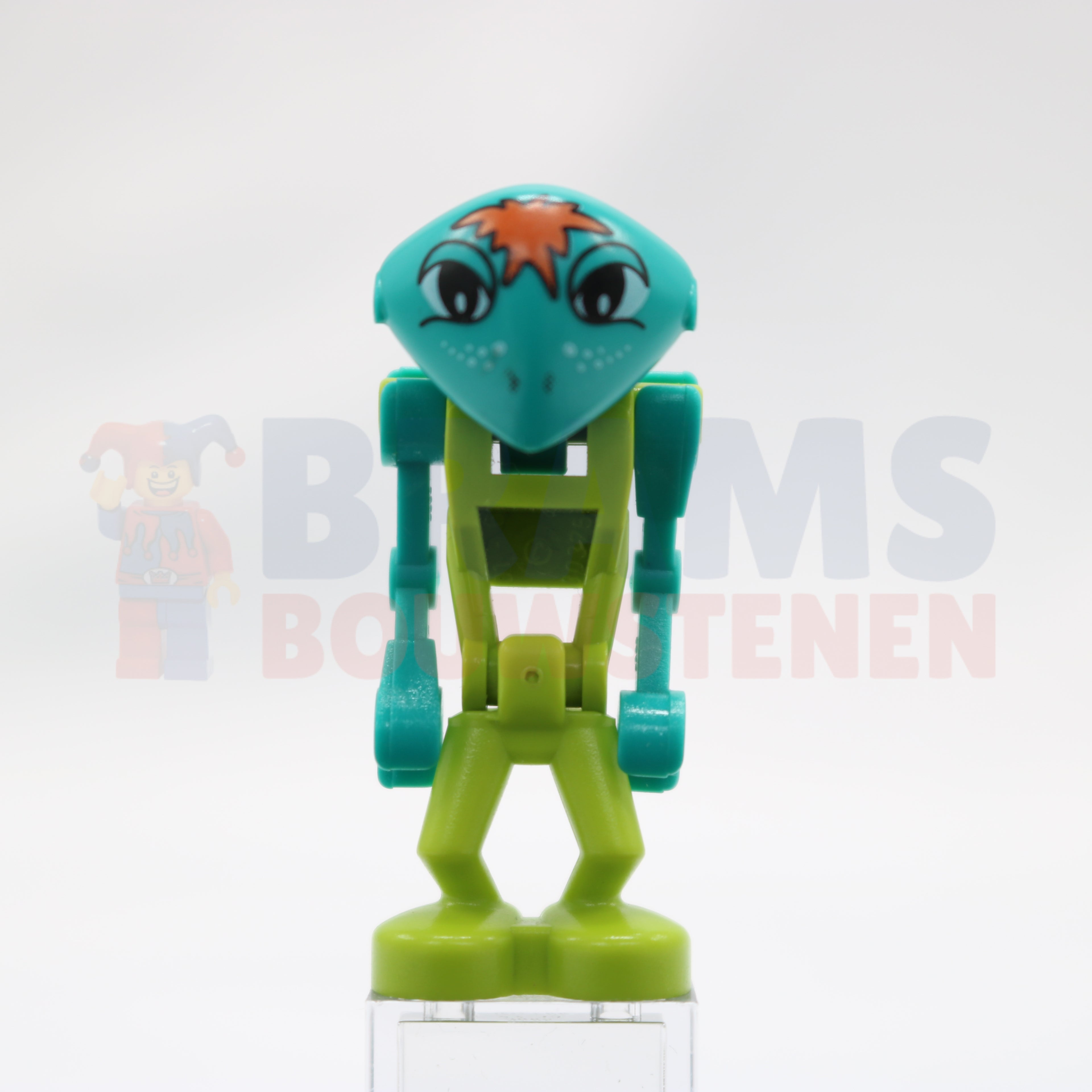 Minifig lom003a - Life on Mars (LoM) Martian - Altair - Lime Torso