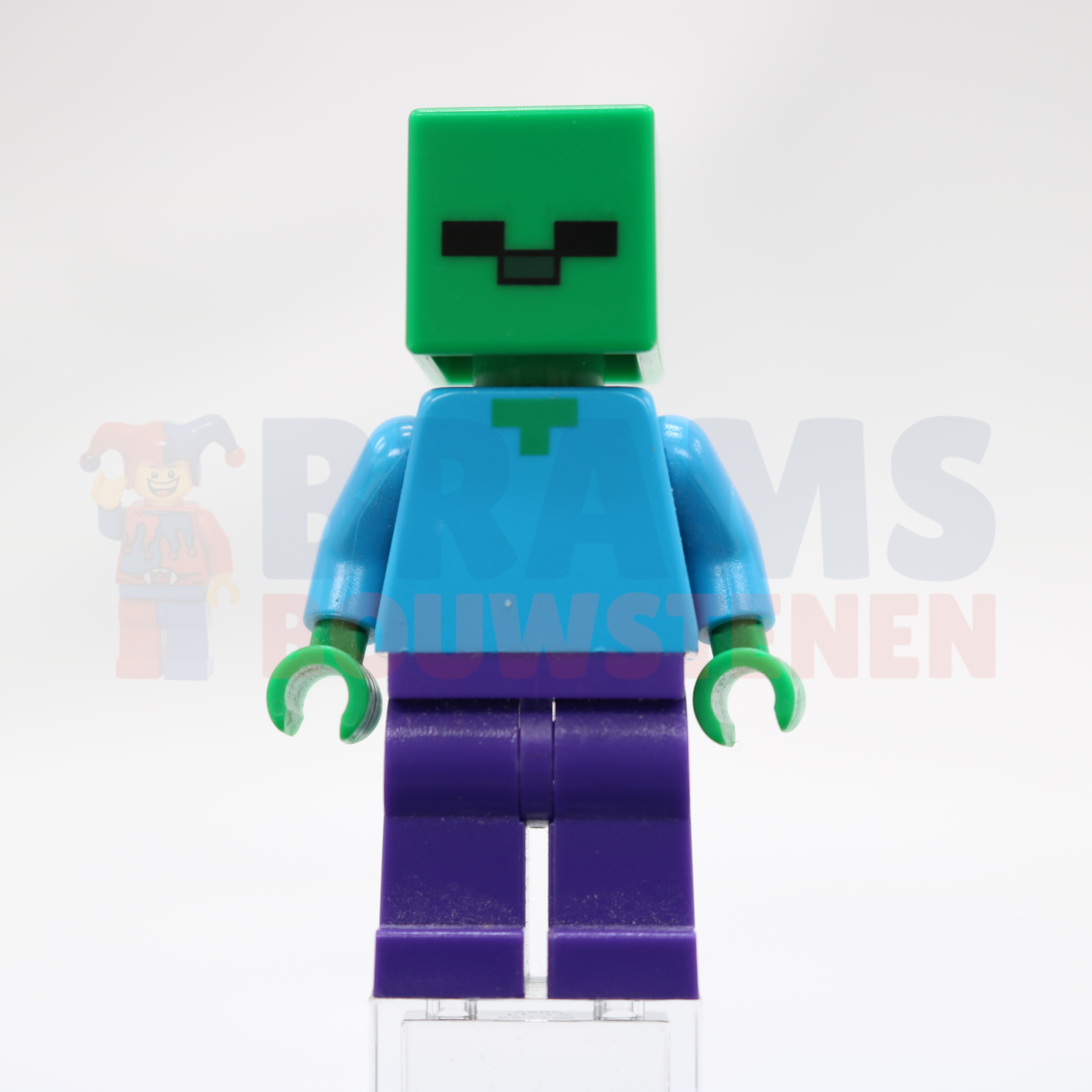 Minifig min010 - Zombie - Dark Purple Legs