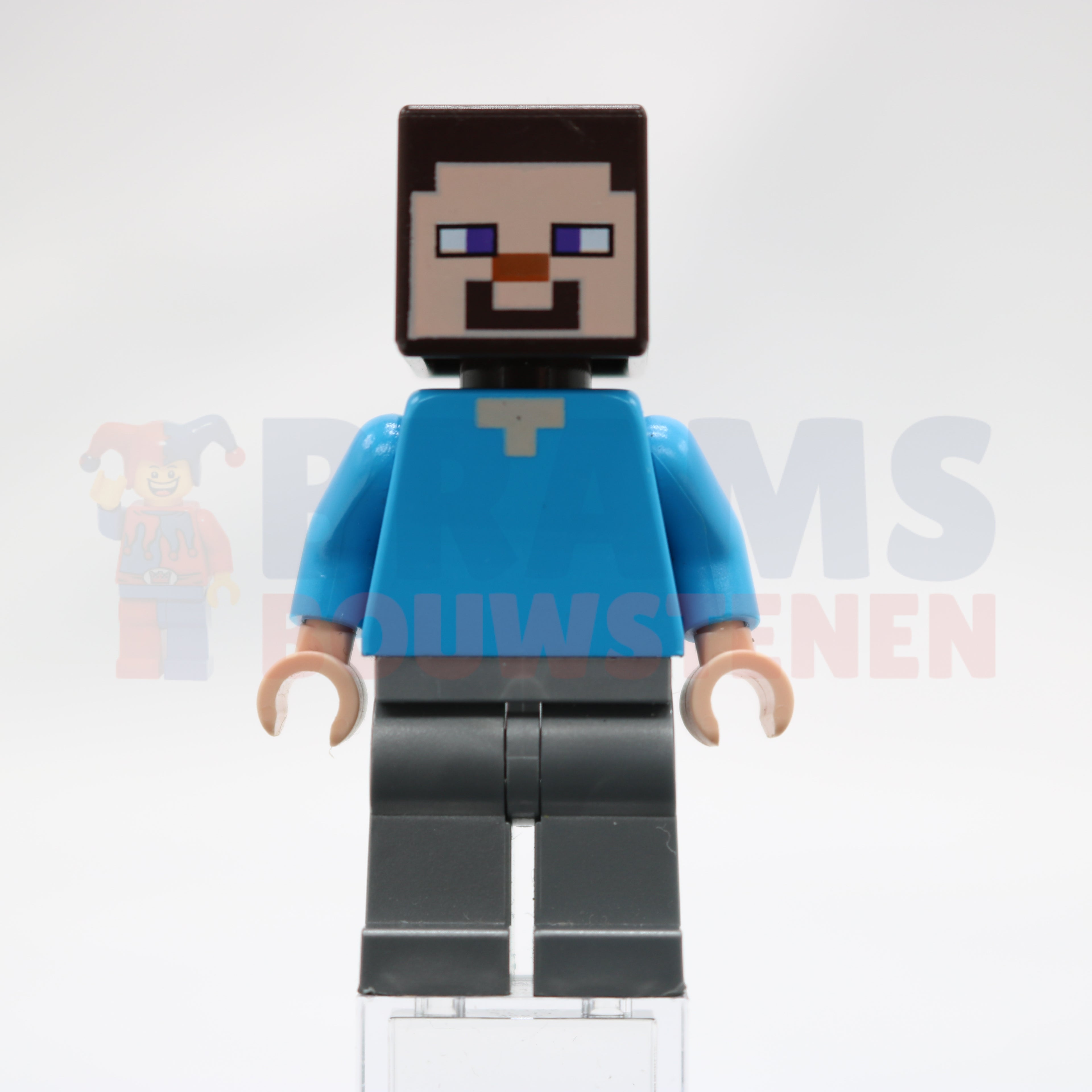 Minifig min048 - Steve - Flat Silver Legs