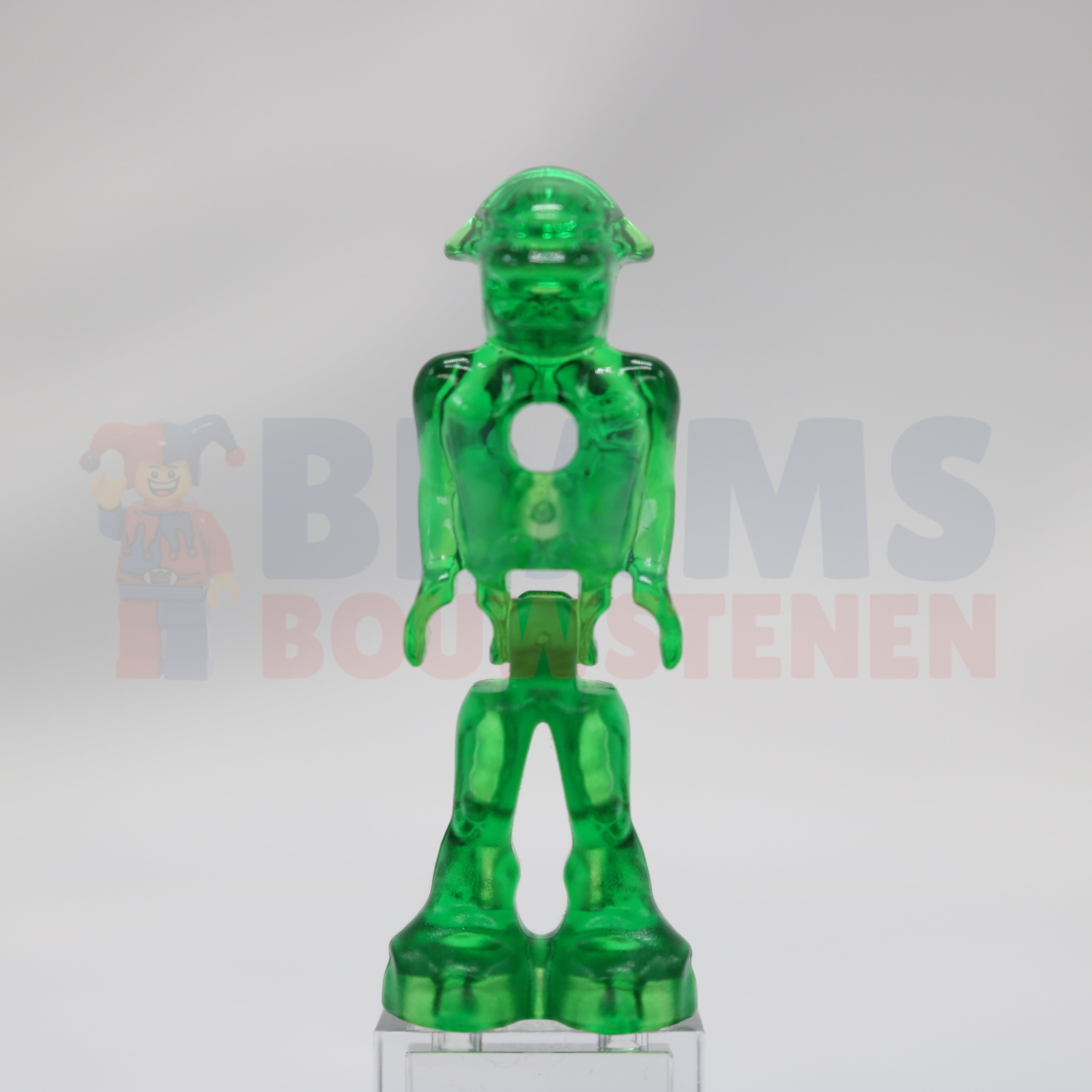 Minifig mm001 - Mars Mission Alien with Marbled Glow In Dark Torso