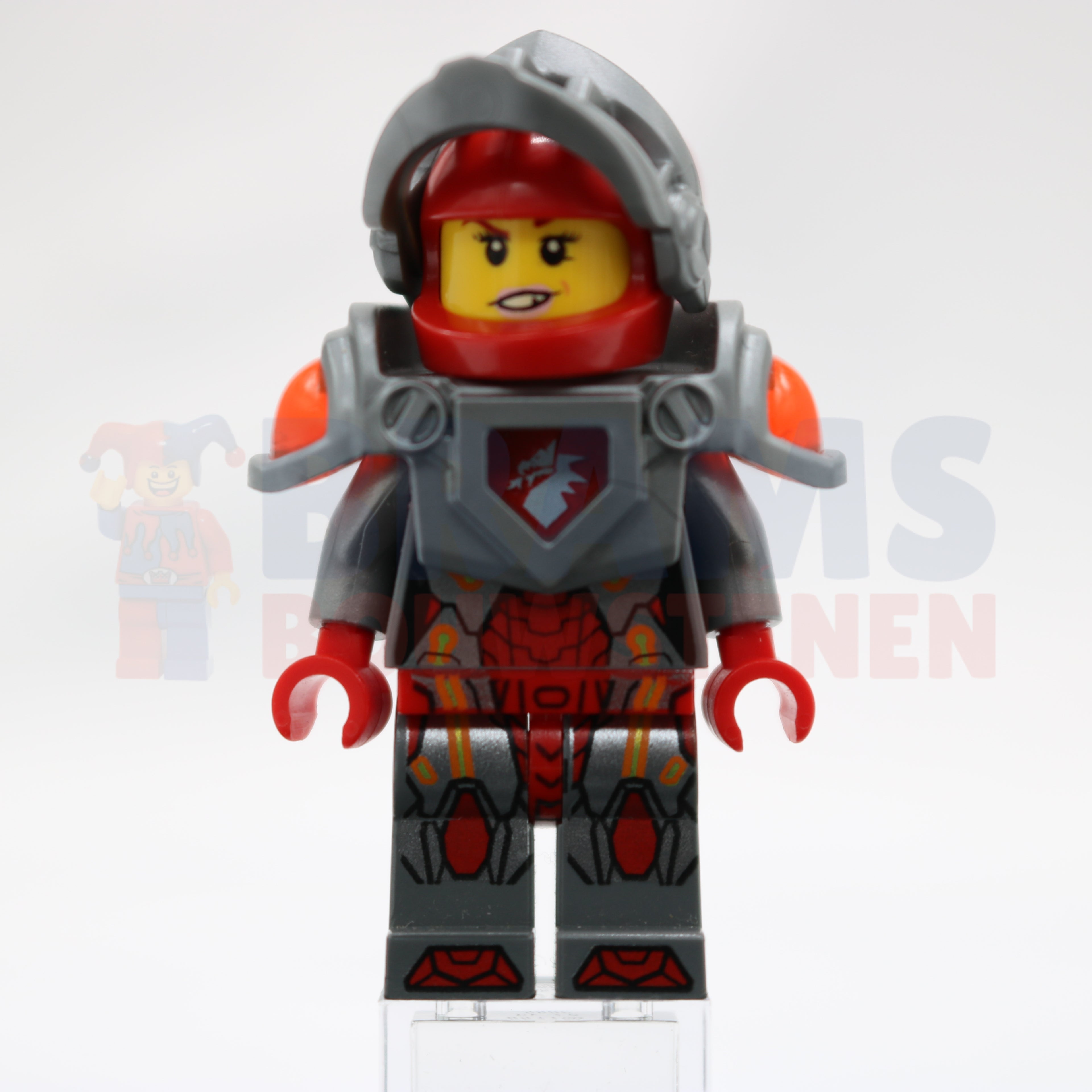Minifig nex016 - Macy Halbert - Flat Silver Visor and Armor