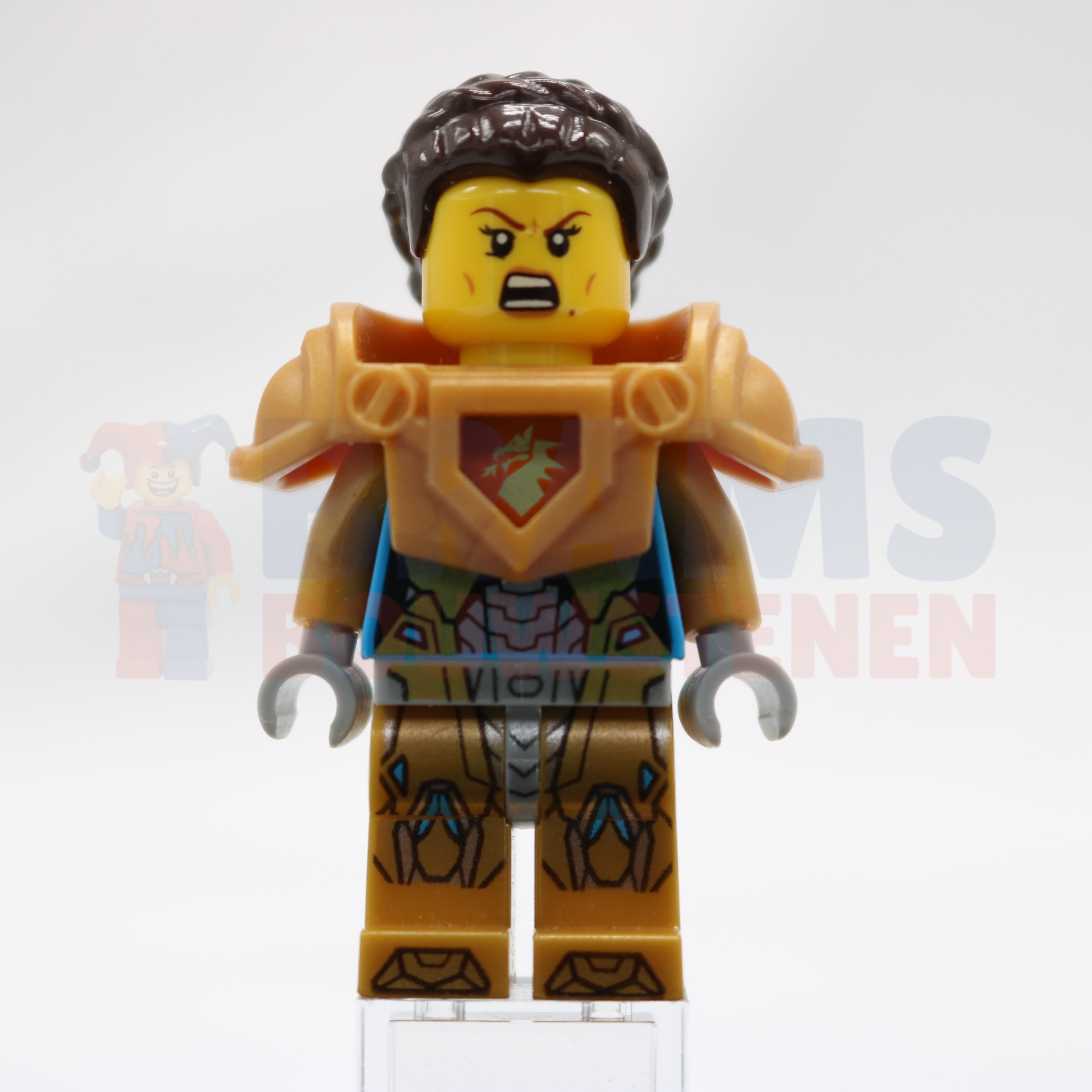 Minifig nex066 - Queen Halbert - Pearl Gold Armor