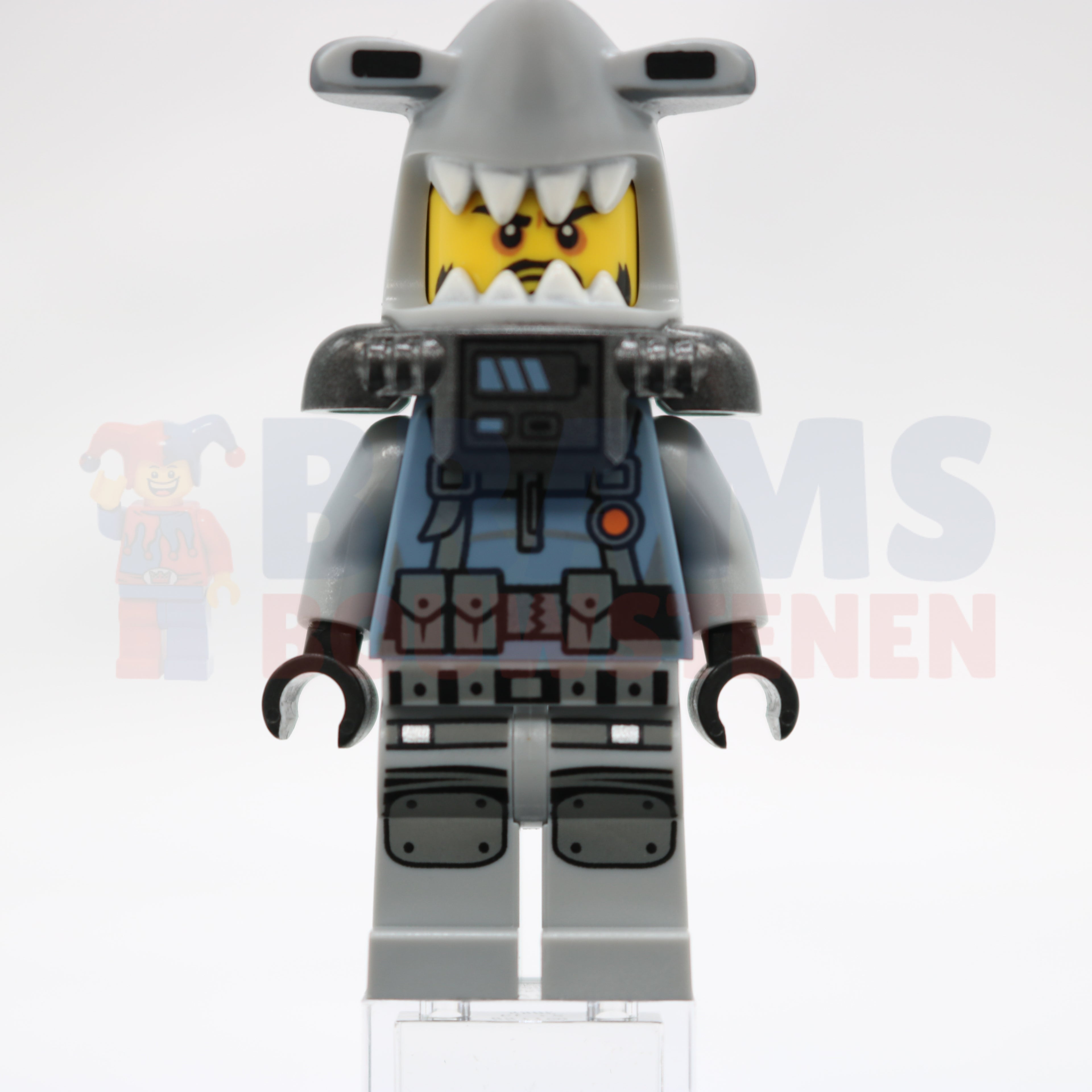 Minifig njo0353 - Hammer Head - Black Beard, Large Knee Plates