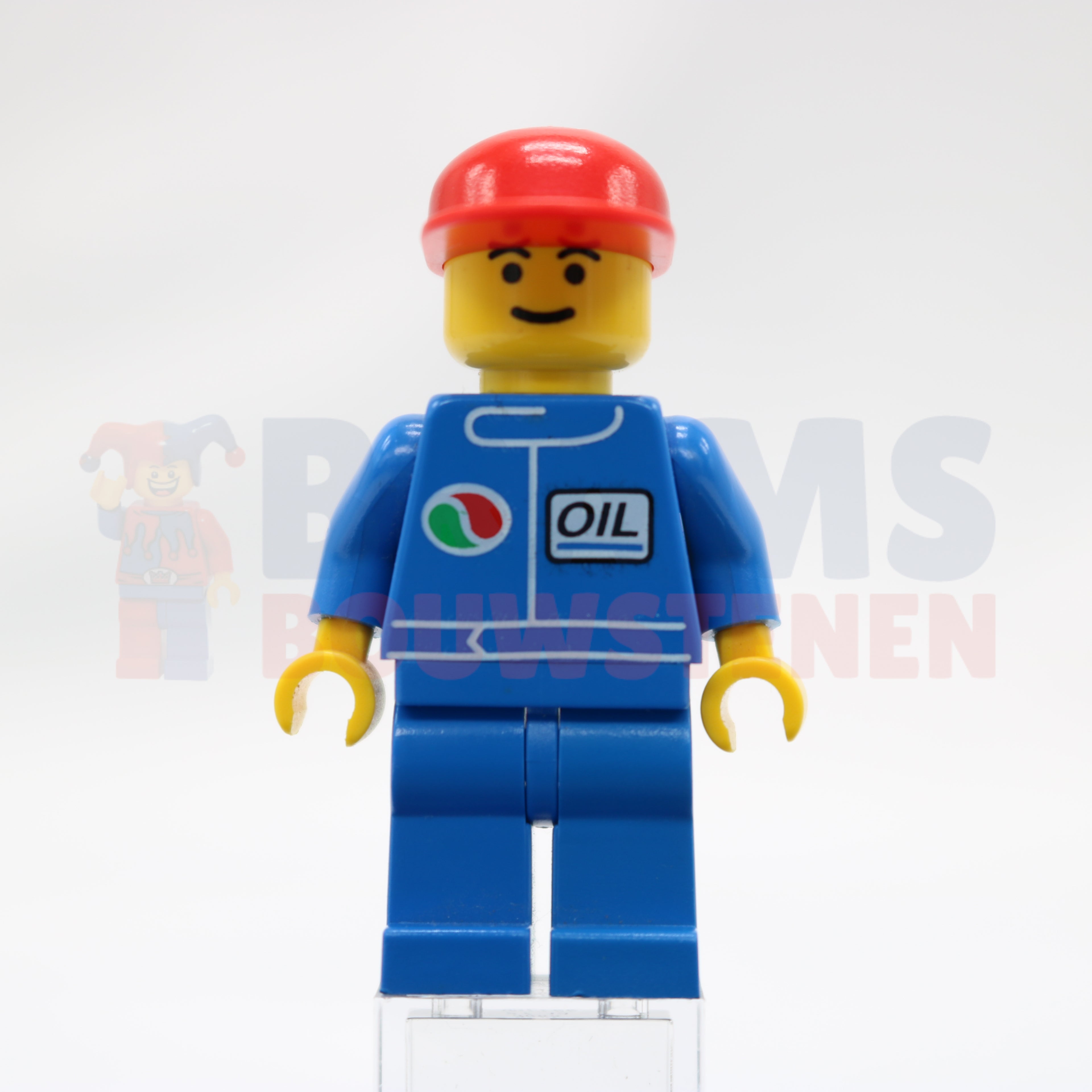 Minifig oct017 - Octan - Blue Oil, Blue Legs, Red Cap