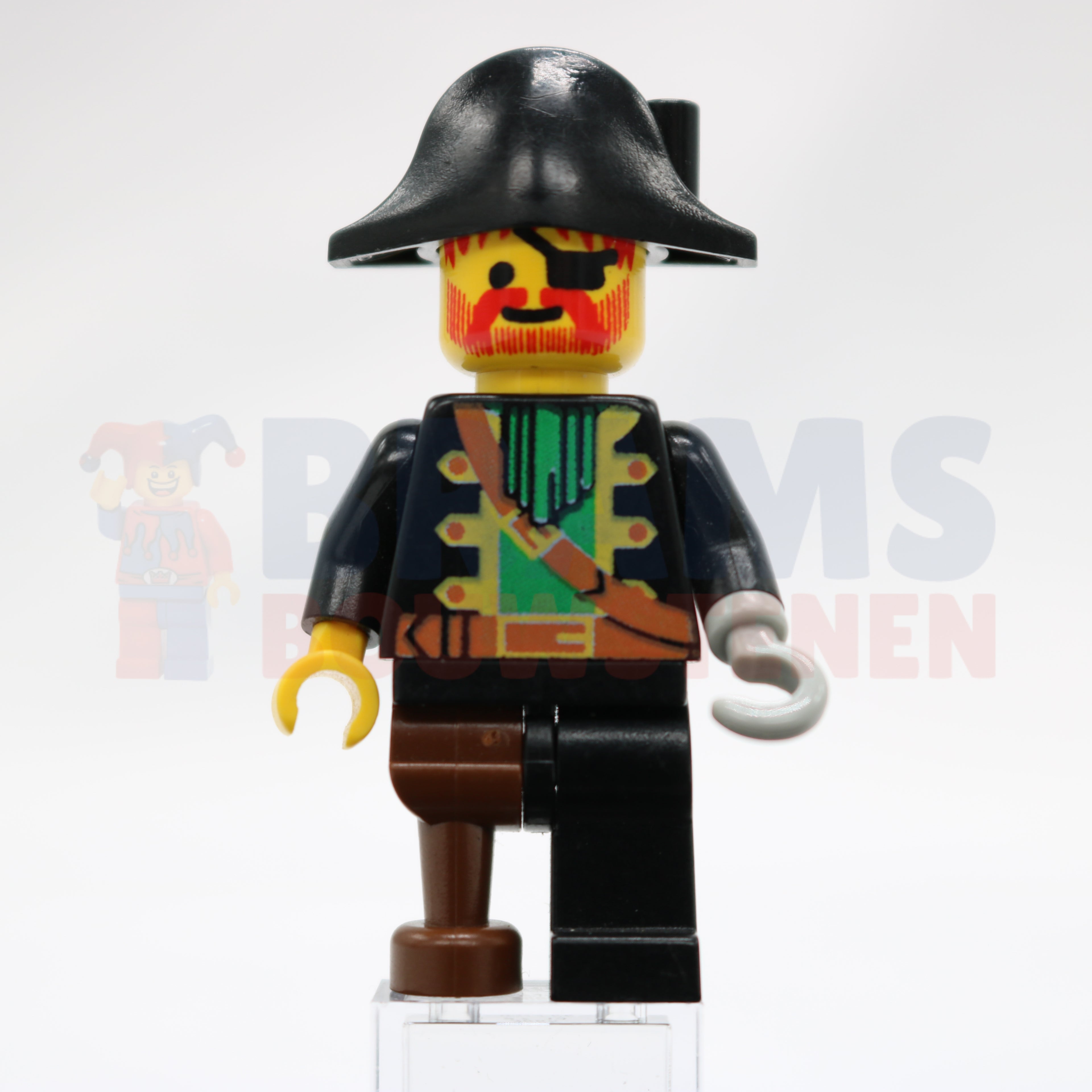 Minifig pi002 - Captain Red Beard - Plain Pirate Hat
