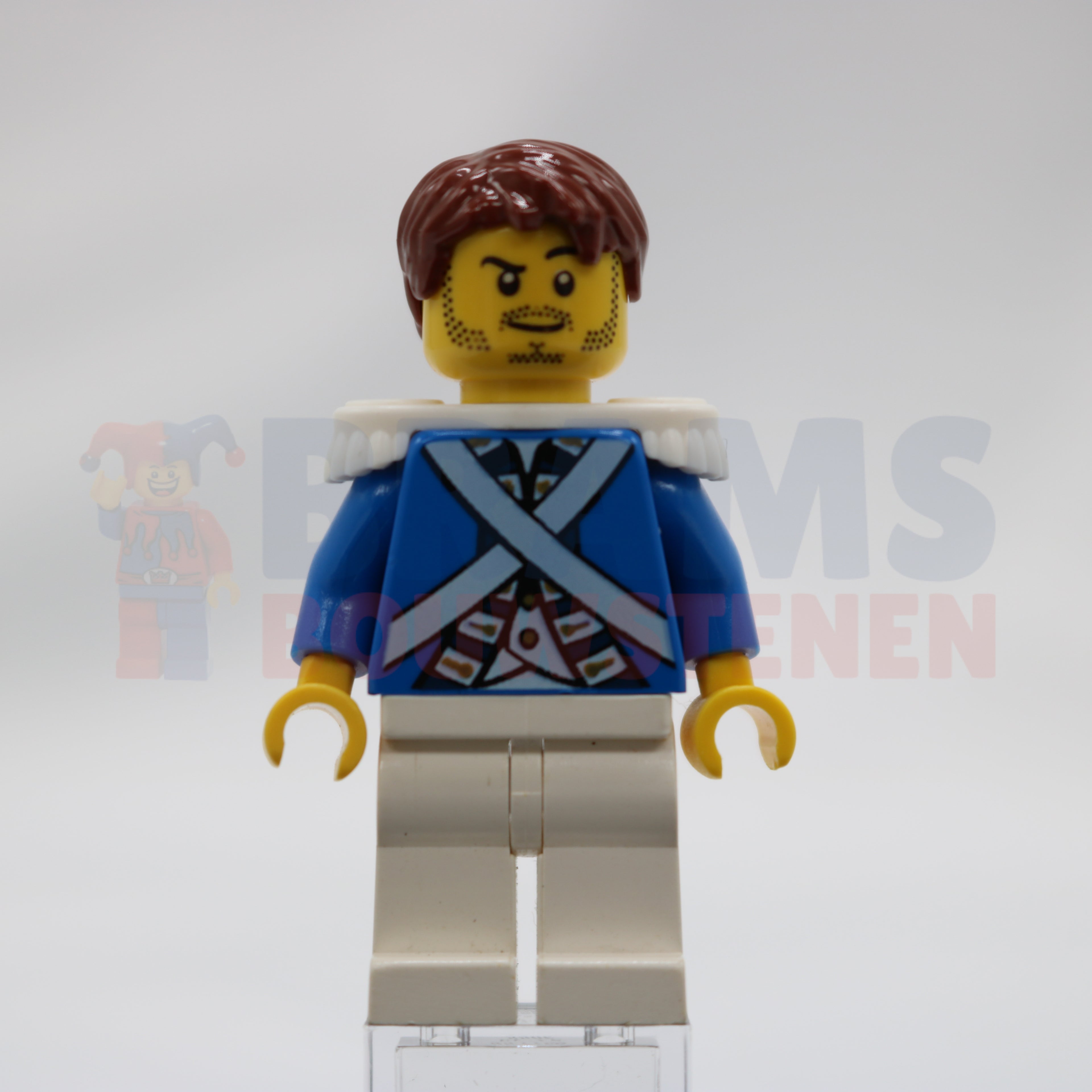 Minifig pi151 - Bluecoat Sergeant 2 - Stubble
