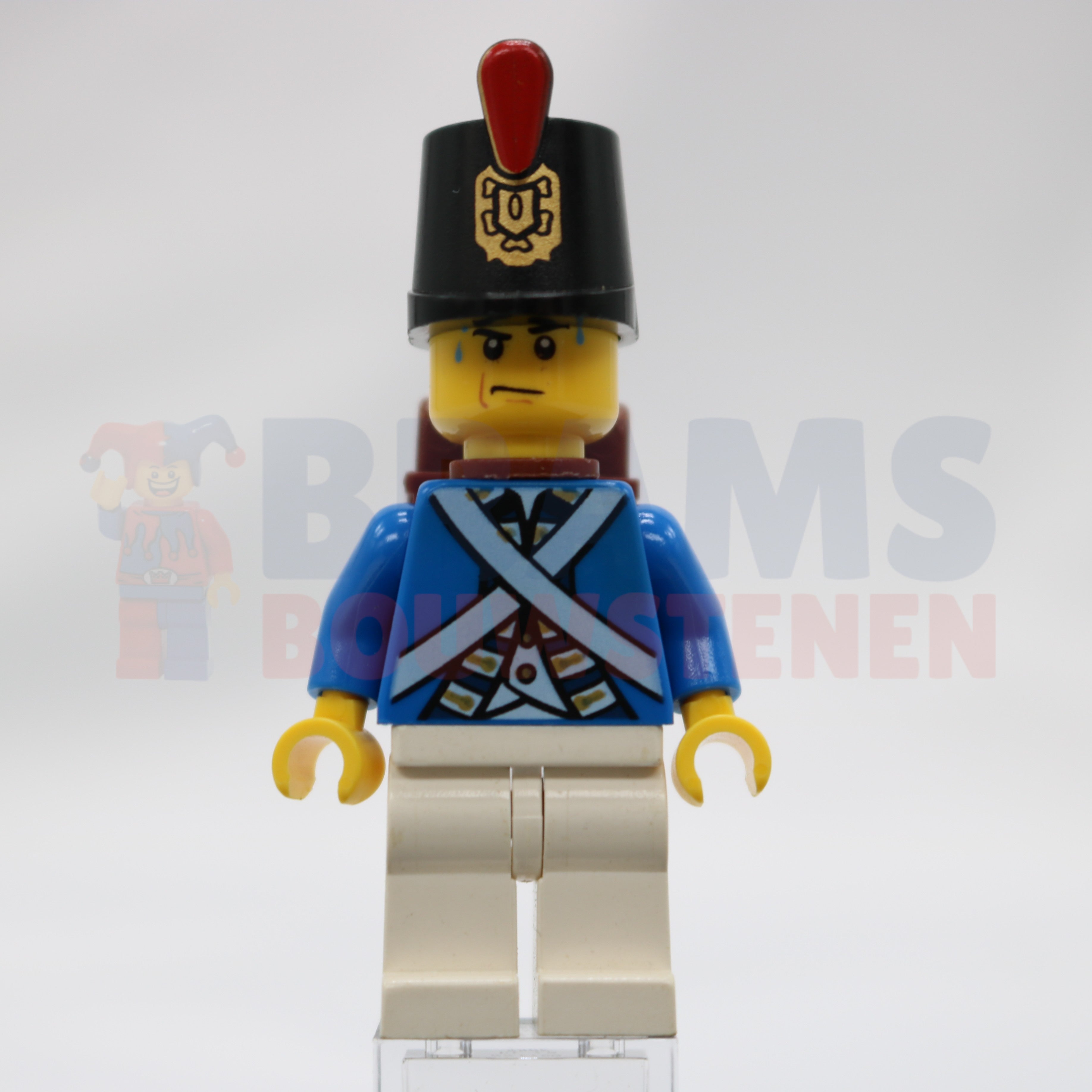 Minifig pi155 - Bluecoat Soldier 4 - Sweat Drops