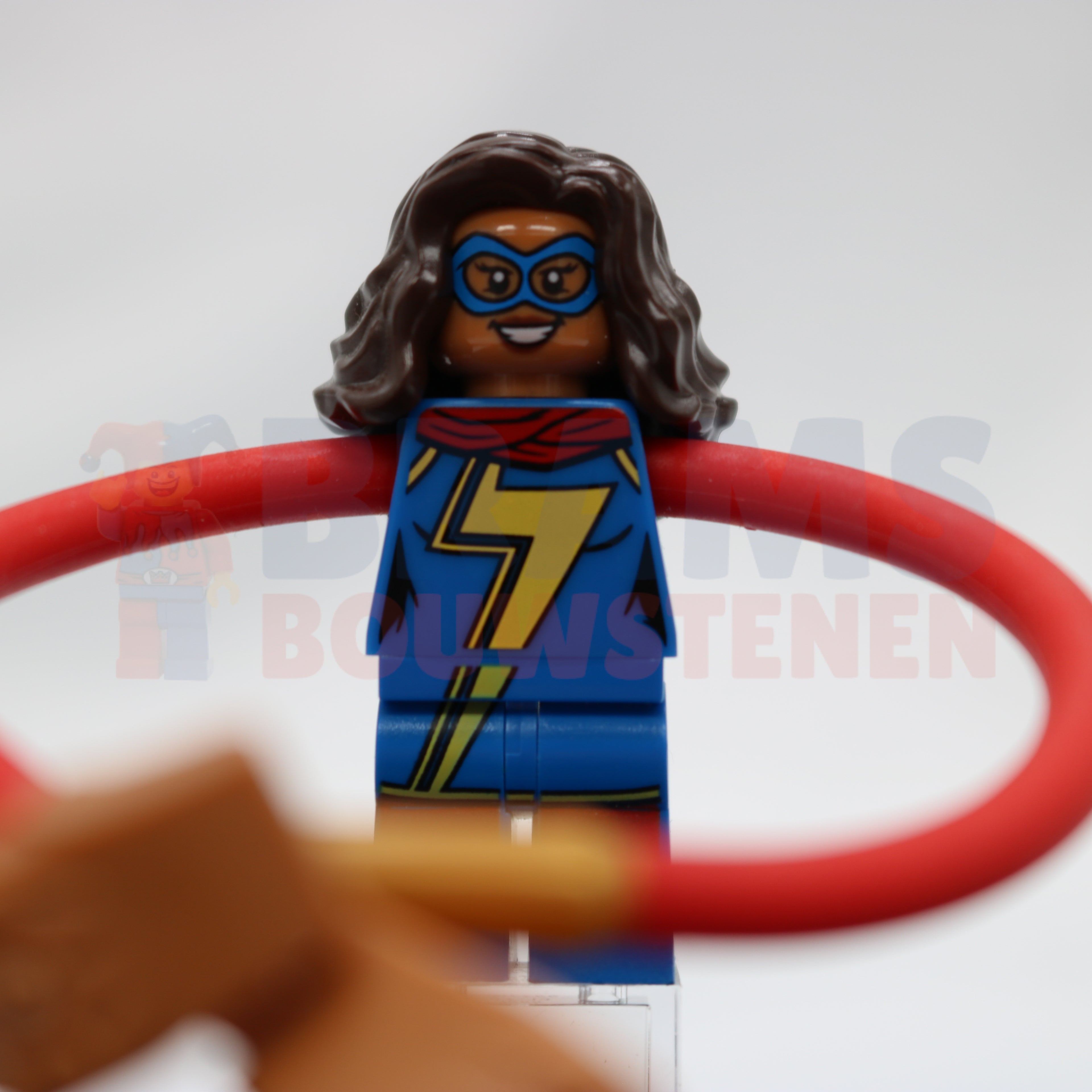 Minifigure sh0375 - Ms. Marvel (Kamala Khan) - Long Arms