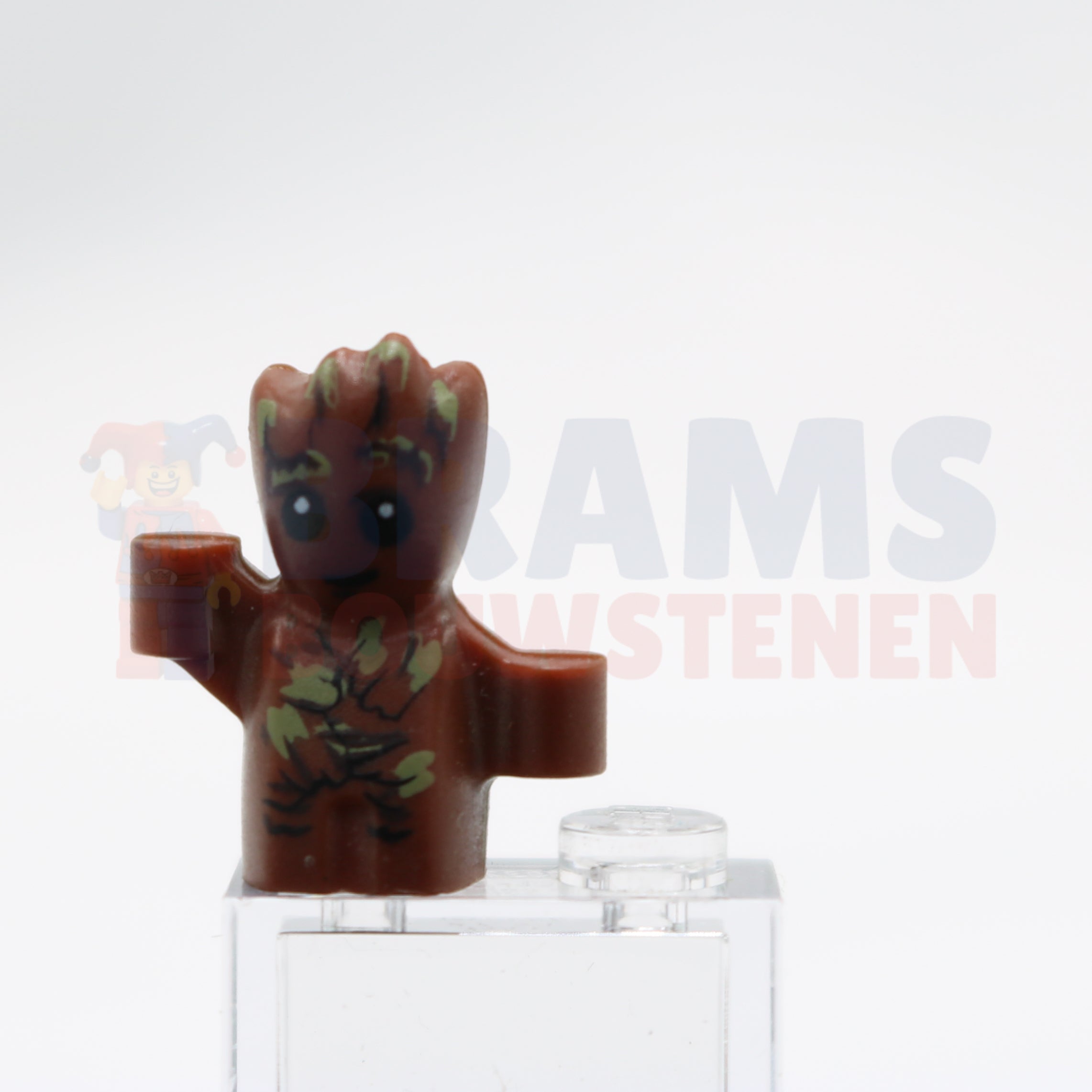 Minifig sh0389 - Large - Baby, Reddish Brown