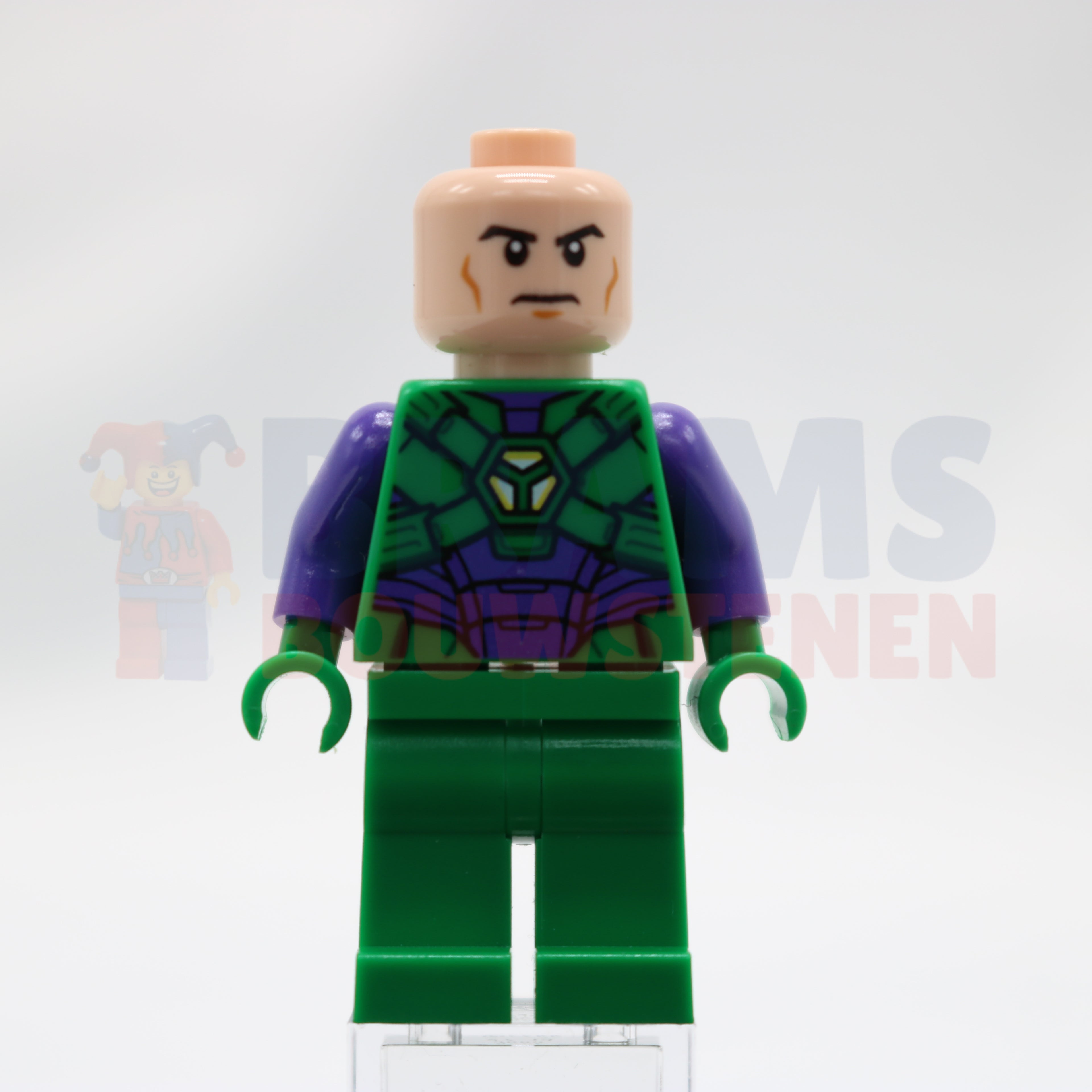 Minifig sh0459 - Lex Luthor, Green and Dark Purple Light Armor