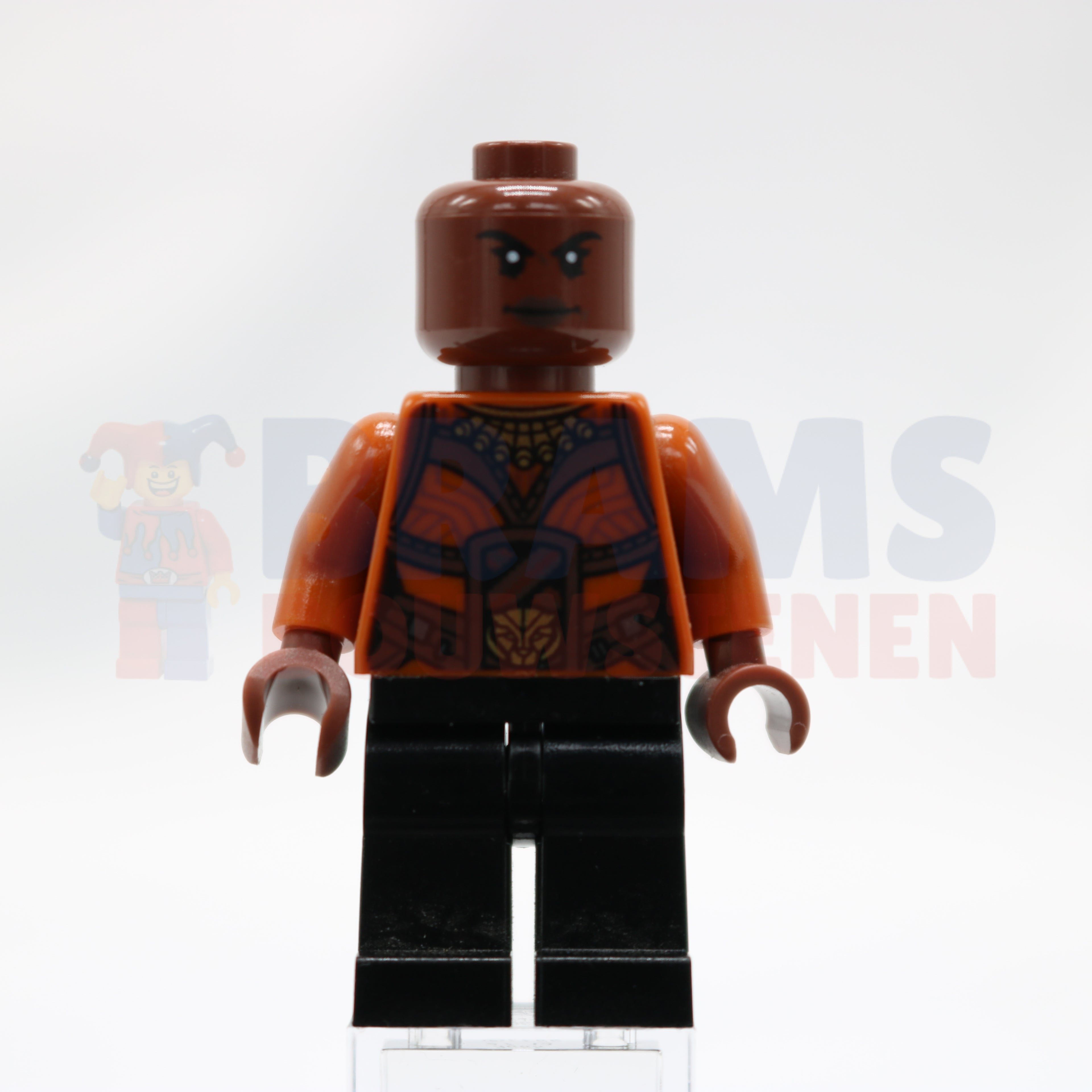 Minifig sh0476 - Okoye - Dark Orange Top