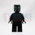 Minifig sh0478 - Black Panther - Claw Necklace, Metallic Light Blue Highlights