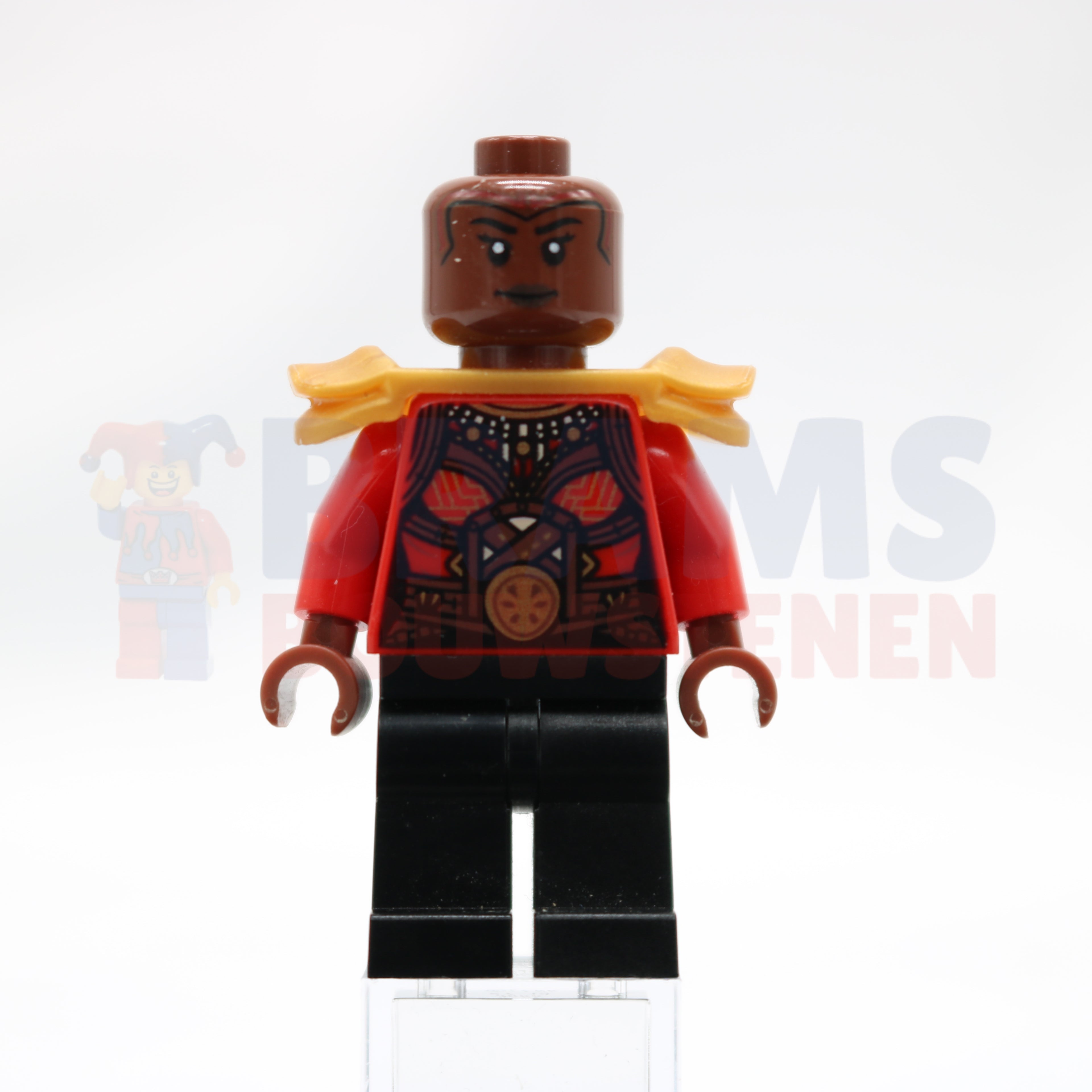 Minifig sh0870 - Okoye - Red Top, Shoulder Armor