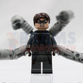 Minifig sh0890 - Dr. Octopus (Otto Octavius) / Doc Ock - Dark Bluish Gray Outfit, Mechanical Arms