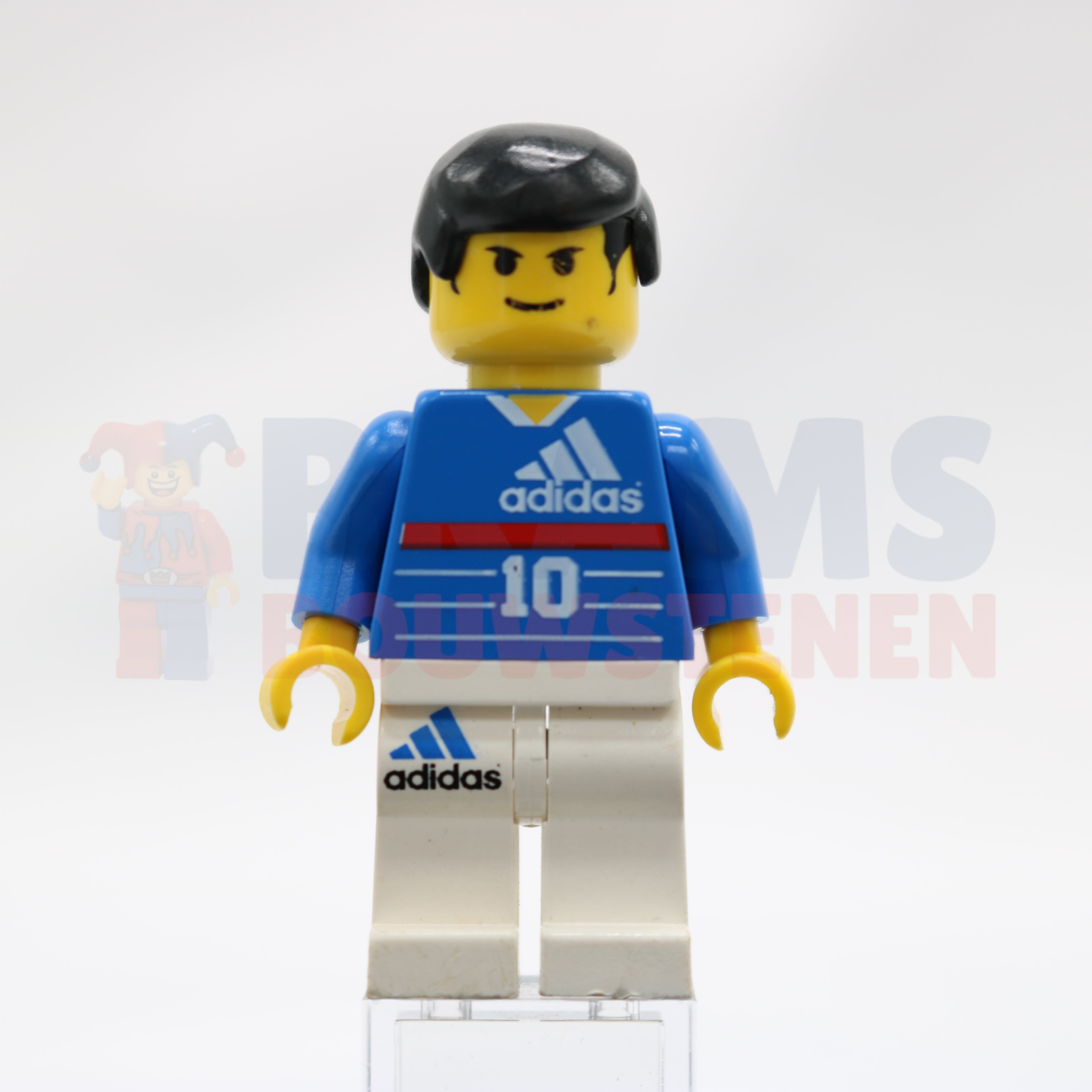 Minifig soc044 - Soccer Player - Adidas Number 10 with ZIDANE on Back