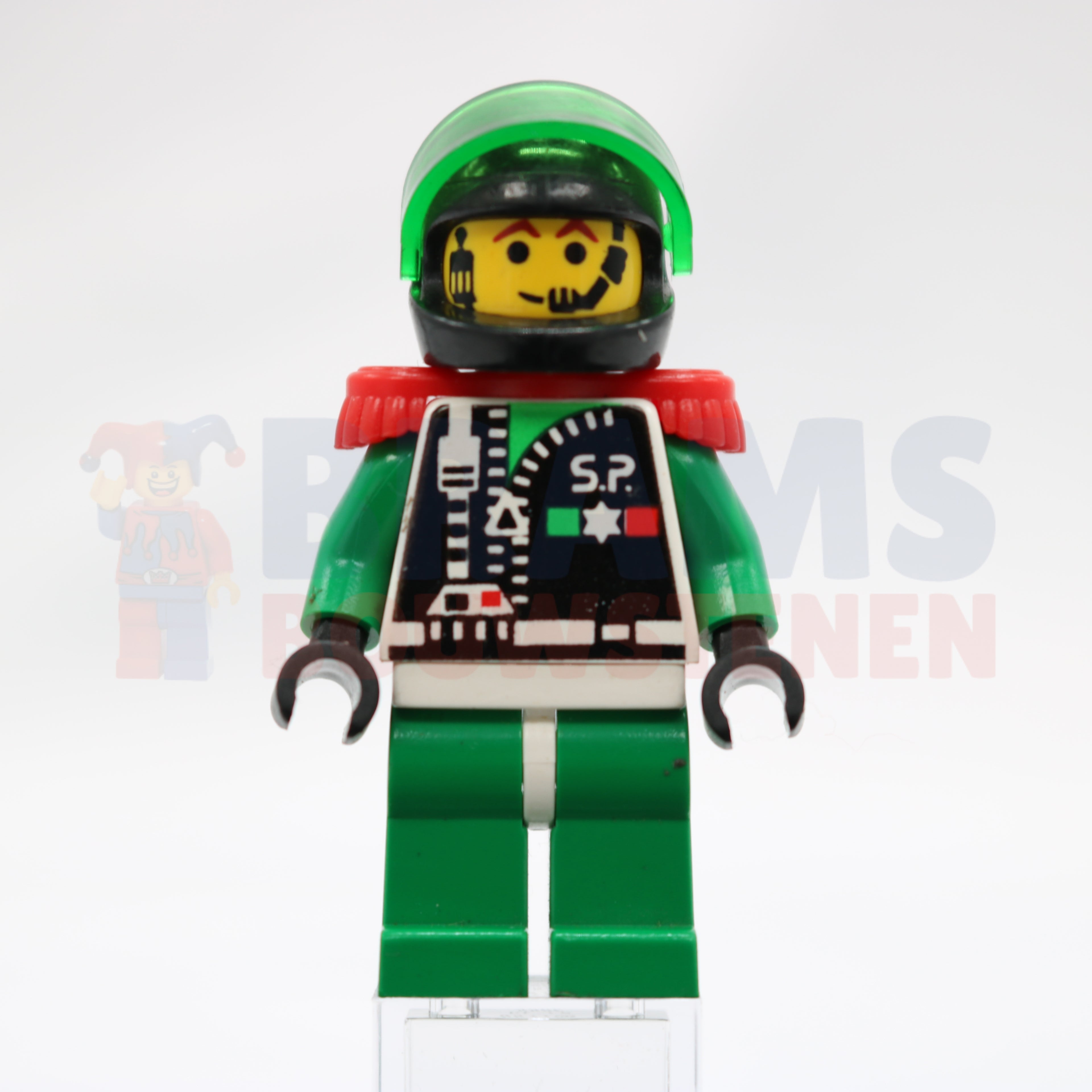 Minifig sp038 - Space Police 2 Chief (Captain Magenta)